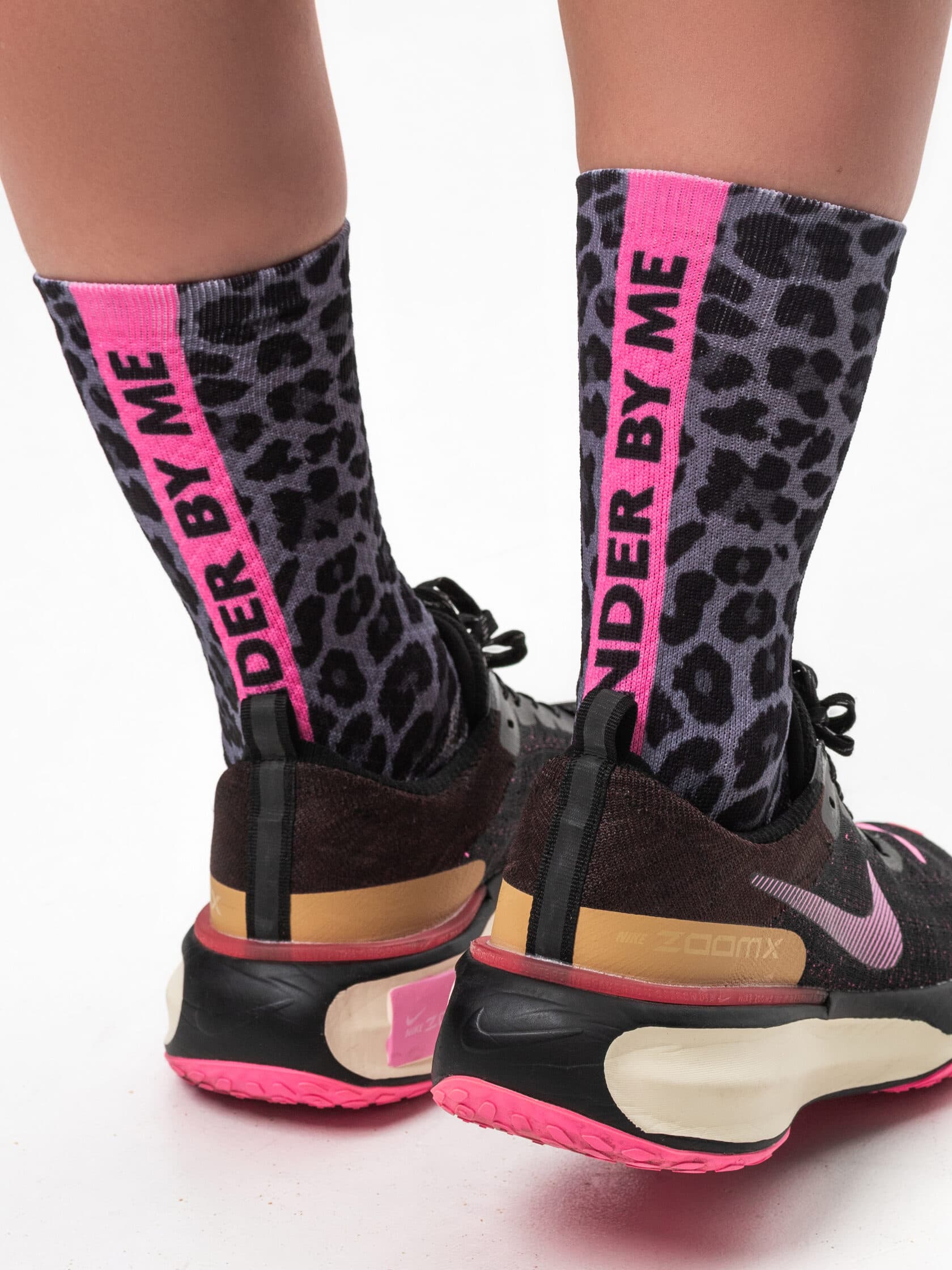 Носки спортивные UNDER BY ME Grey-pink Leo 2.0 2