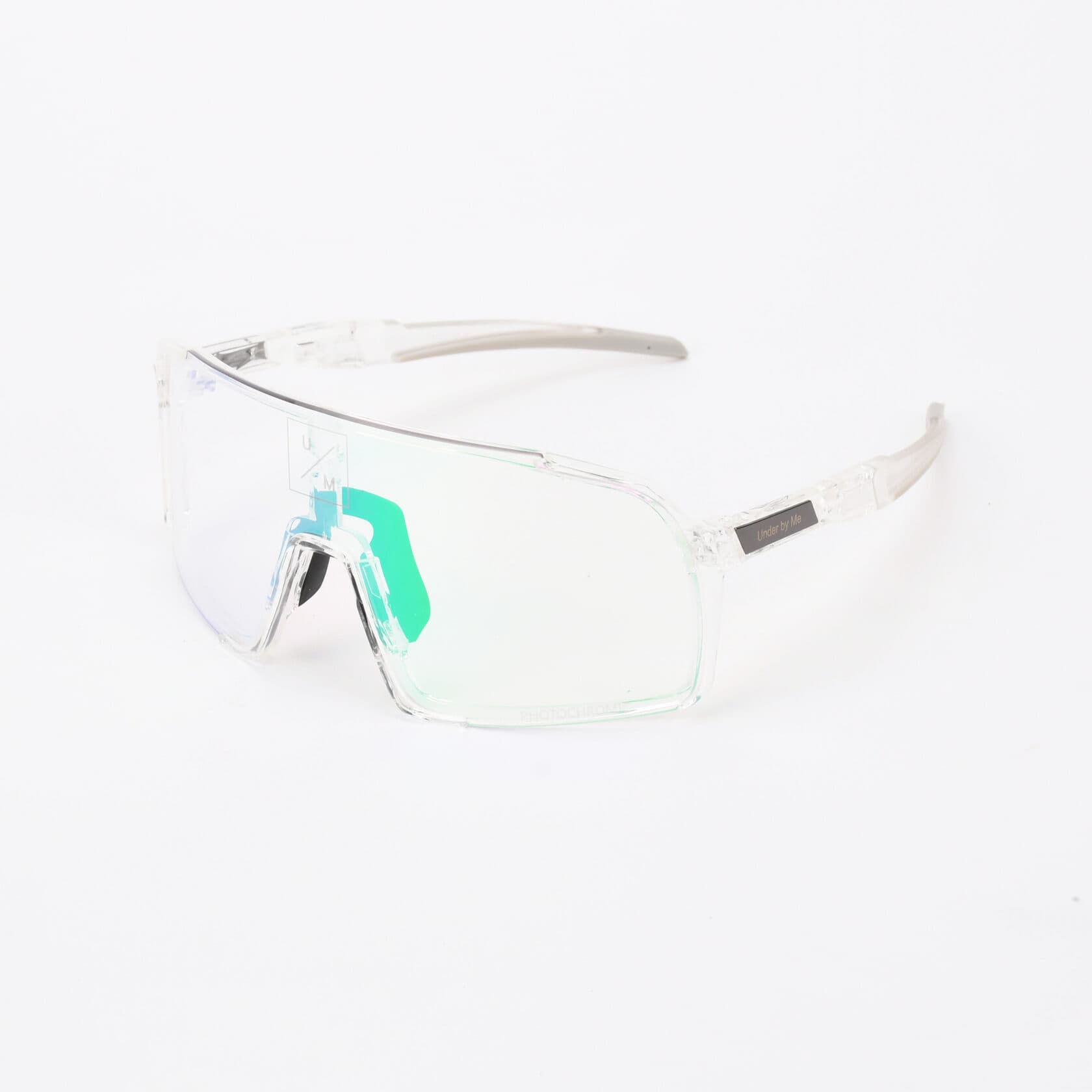 Солнцезащитные спортивные очки UNDER BY ME transparent photochromic Green 2
