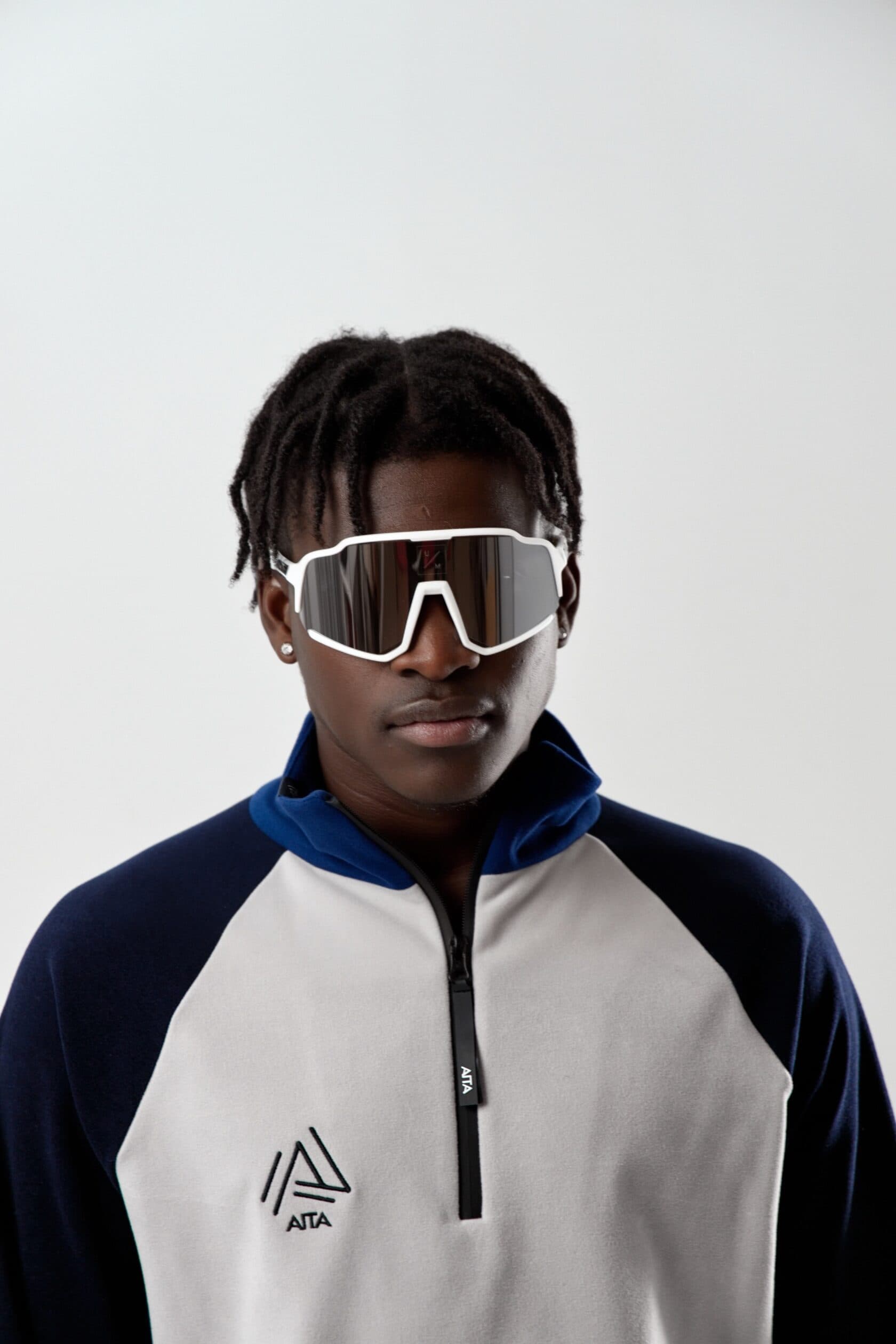 Солнцезащитные спортивные очки UNDER BY ME Aerospace Silver 12