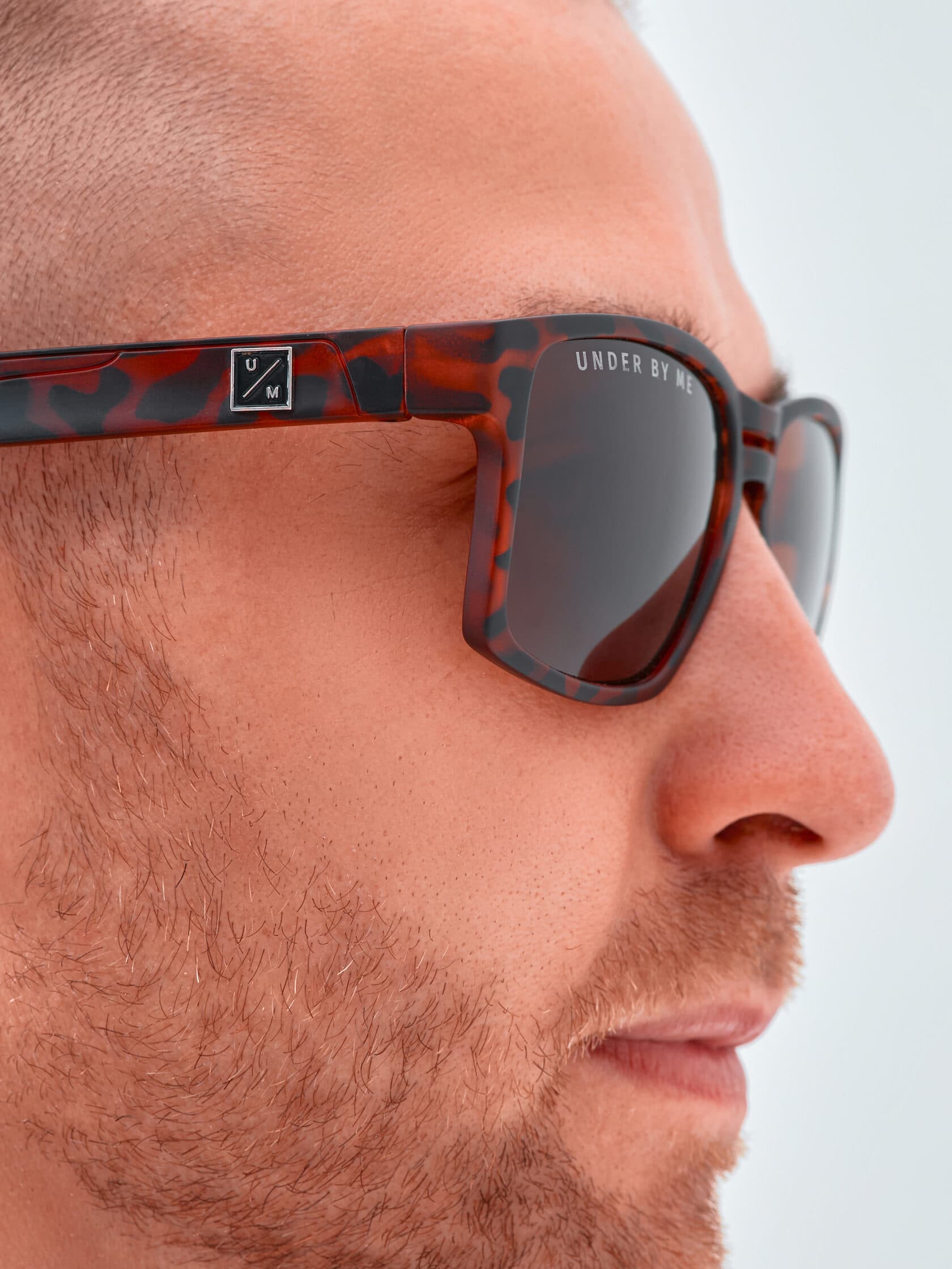 Солнцезащитные спортивные очки UNDER BY ME Classic leopard polorized Brown 11