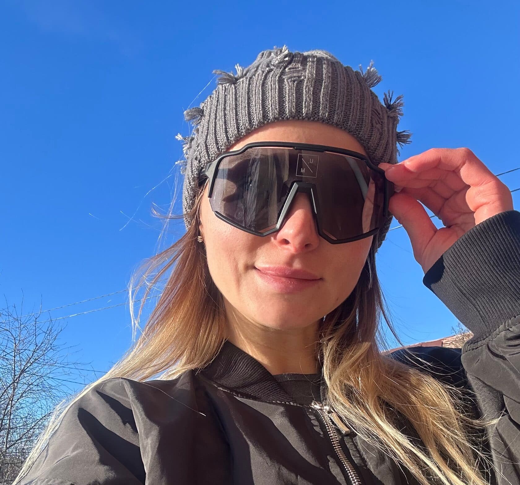 Солнцезащитные спортивные очки UNDER BY ME Aerospace polarized Black 7