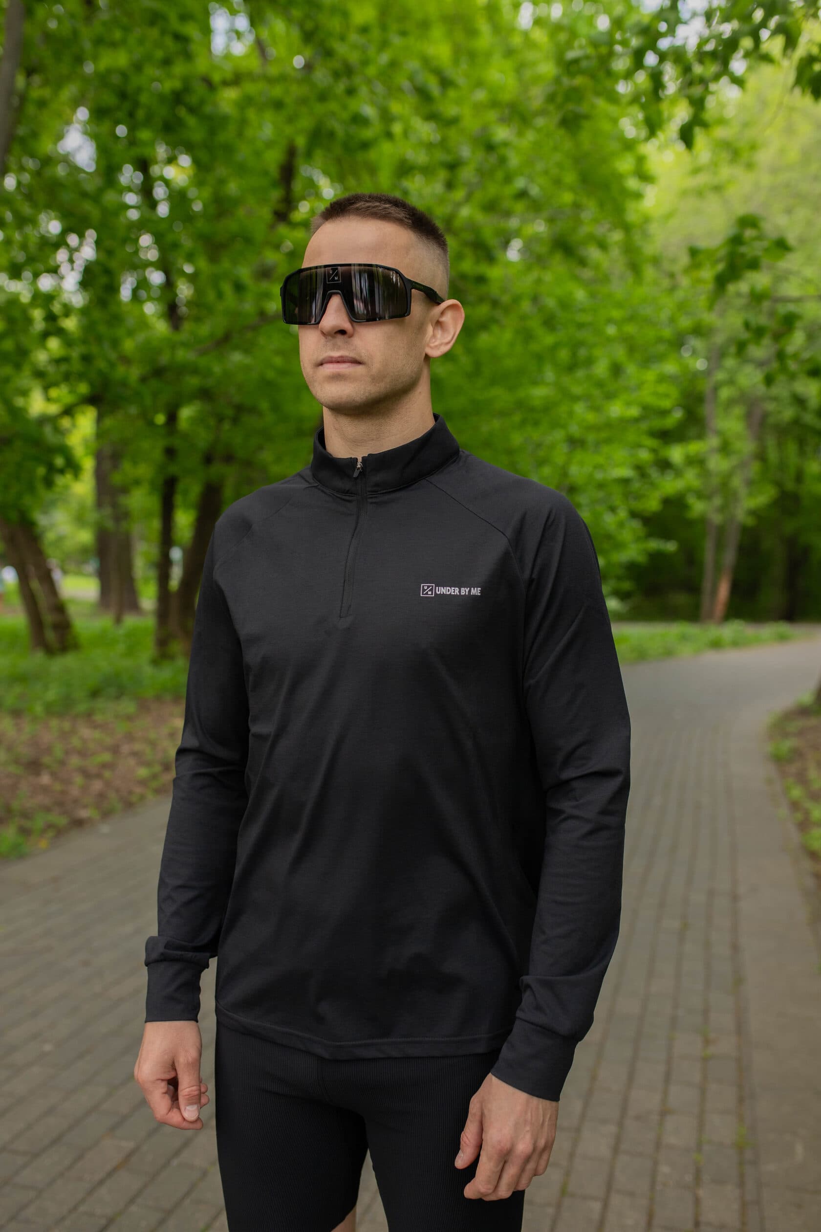 Лонгслив UNDER BY ME Black унисекс 2