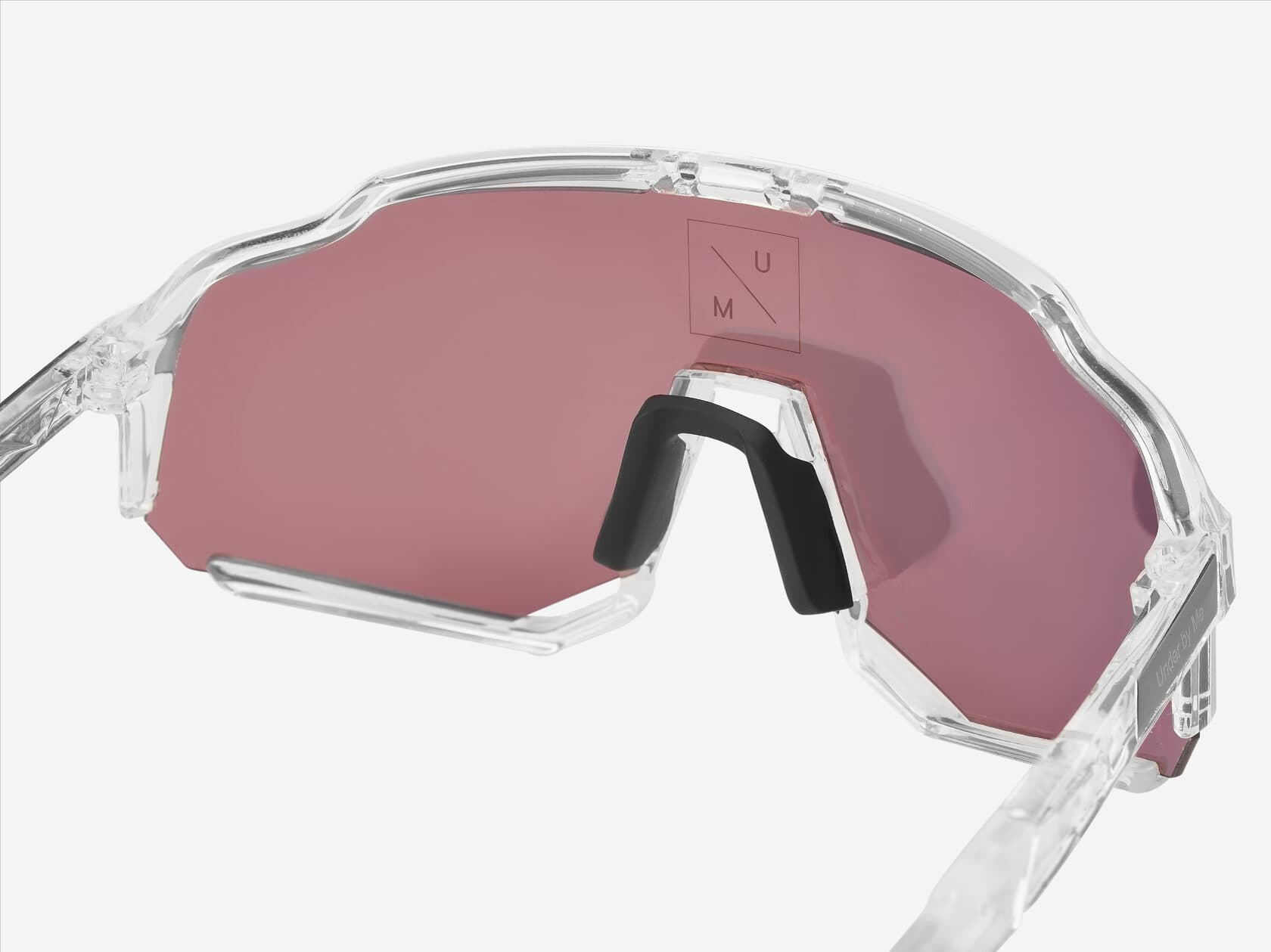 Солнцезащитные спортивные очки UNDER BY ME Aerospace transparent Red 5