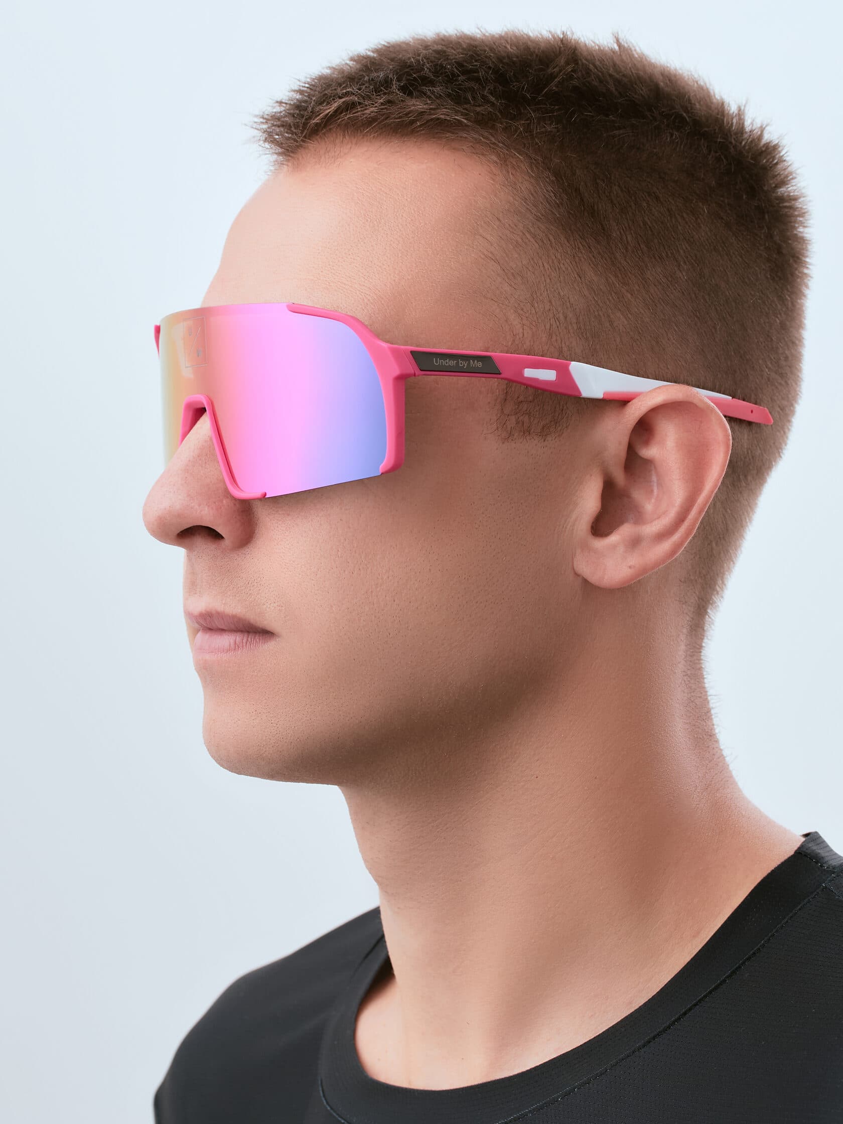 Солнцезащитные спортивные очки UNDER BY ME Double Pink 9