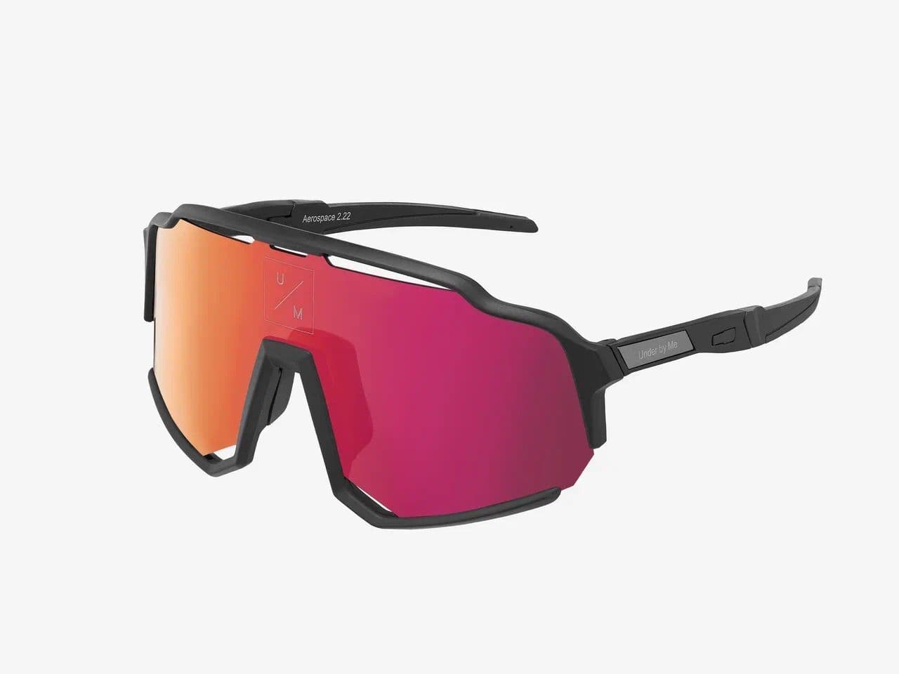 Солнцезащитные спортивные очки UNDER BY ME Aerospace Black&Red