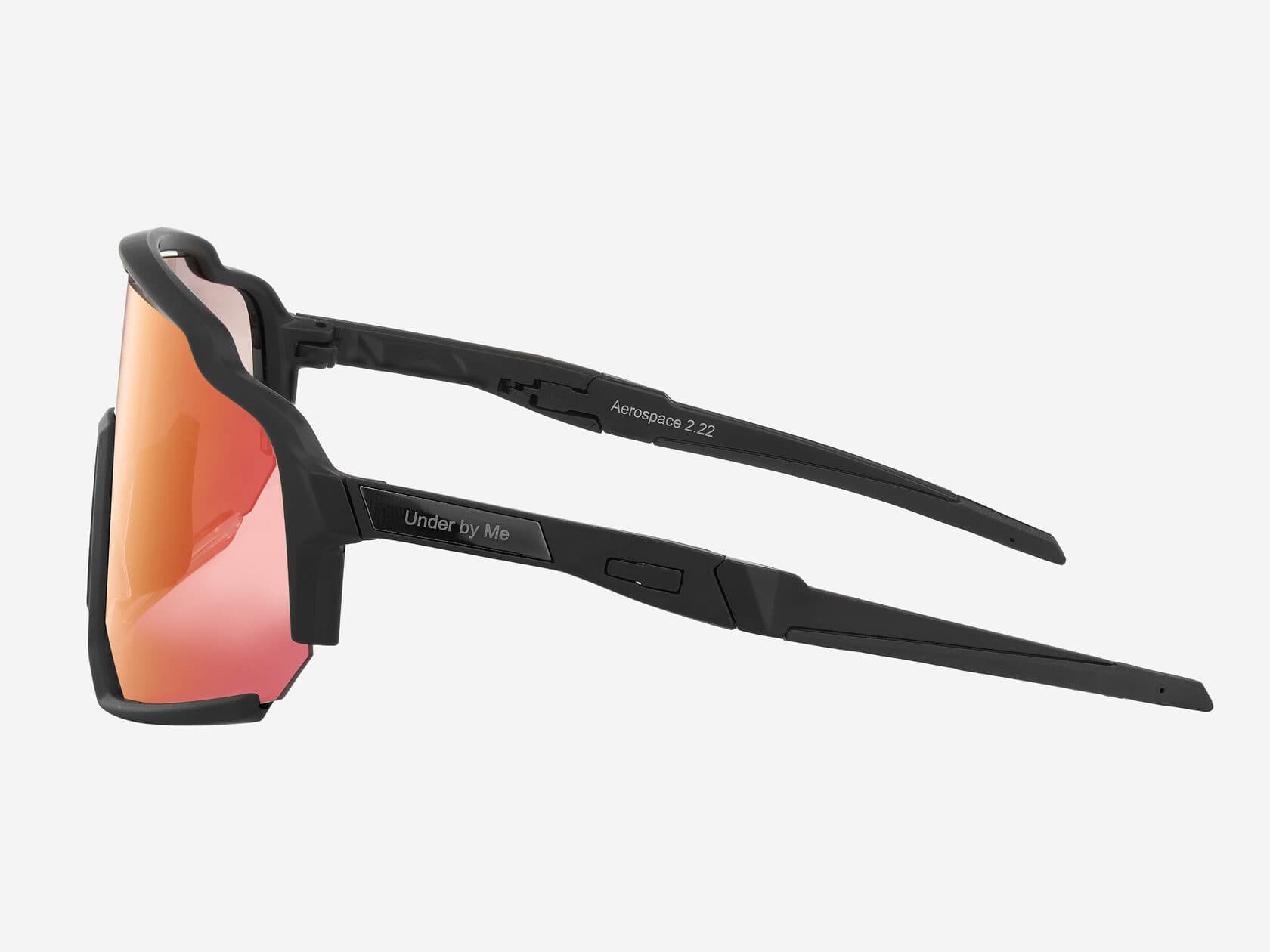 Солнцезащитные спортивные очки UNDER BY ME Aerospace Black&Red 5
