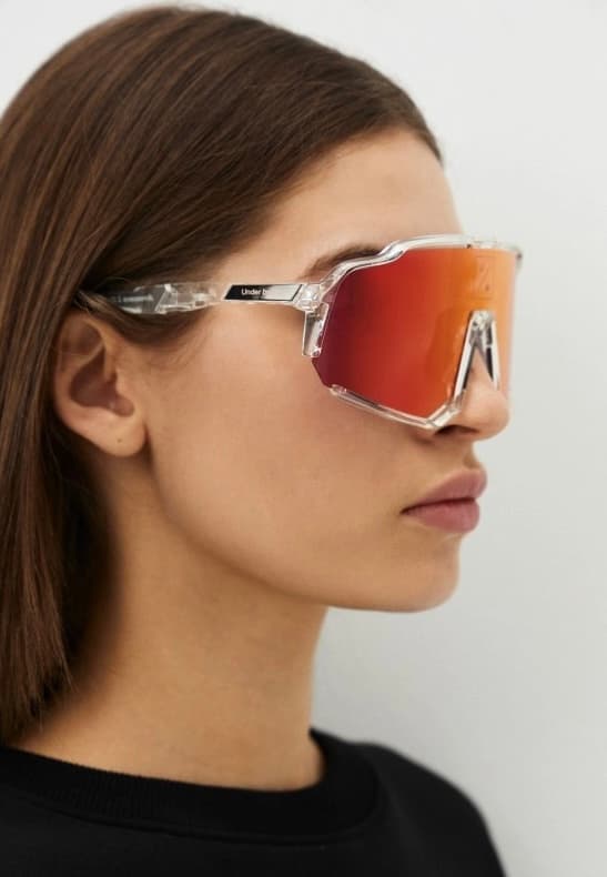 Солнцезащитные спортивные очки UNDER BY ME Aerospace transparent Red 7