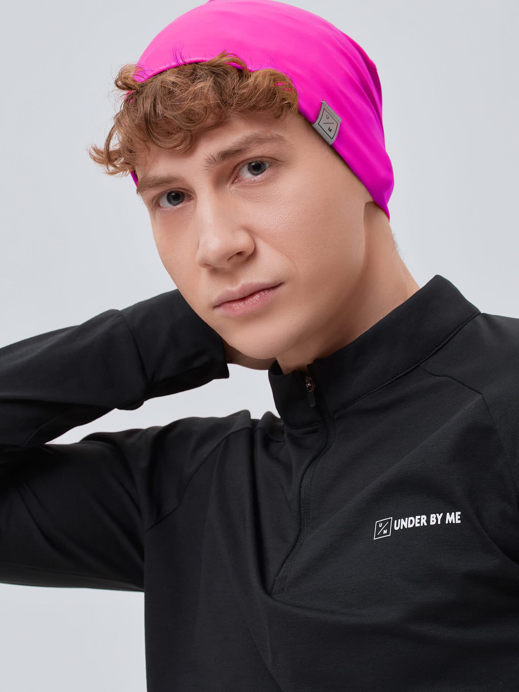 Шапка UNDER BY ME Pink 13
