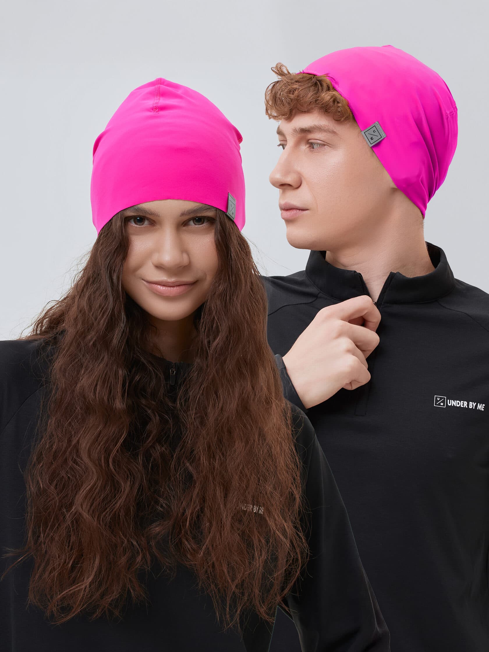 Шапка UNDER BY ME Pink (S/M)