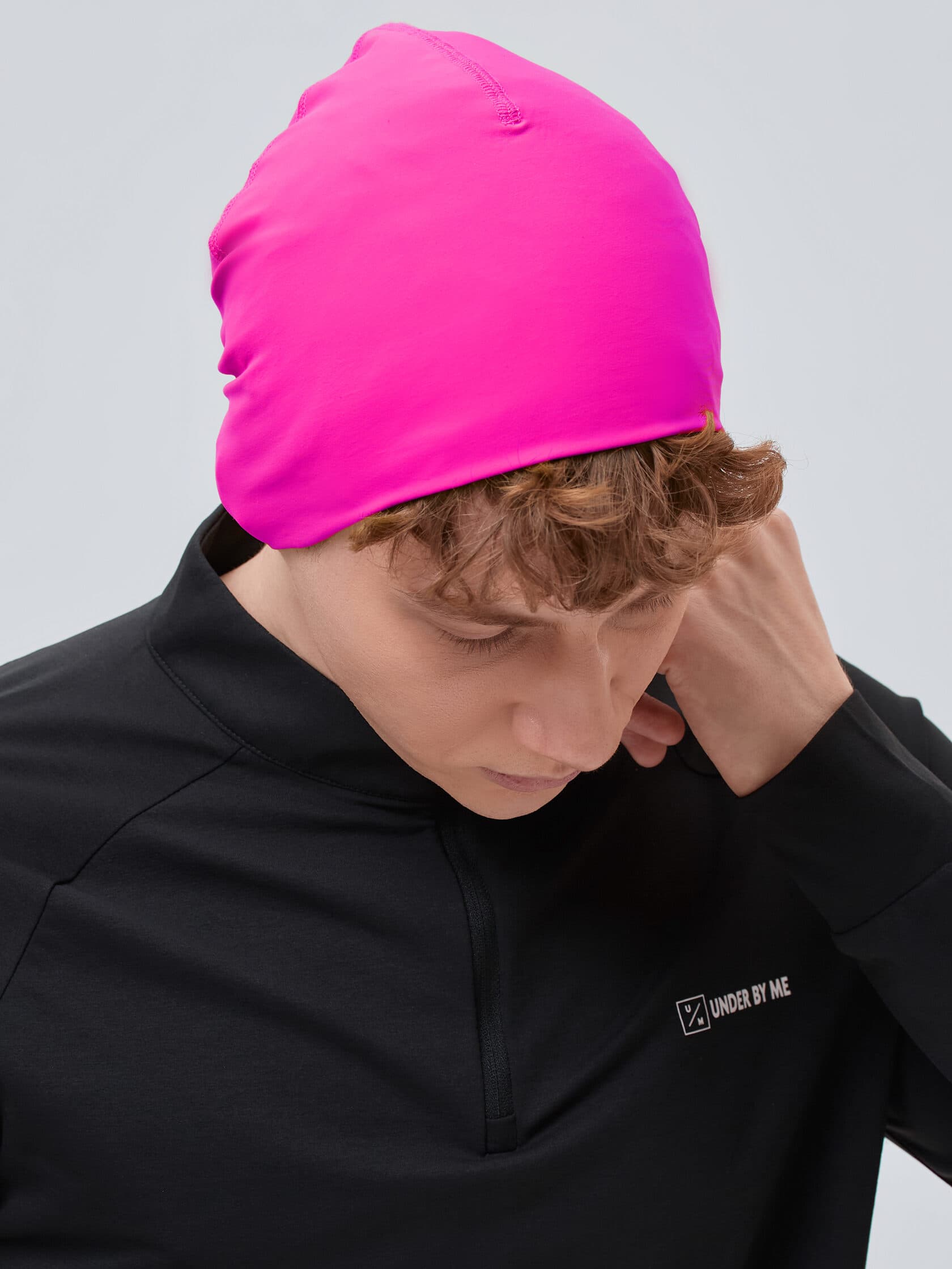 Шапка UNDER BY ME Pink 11