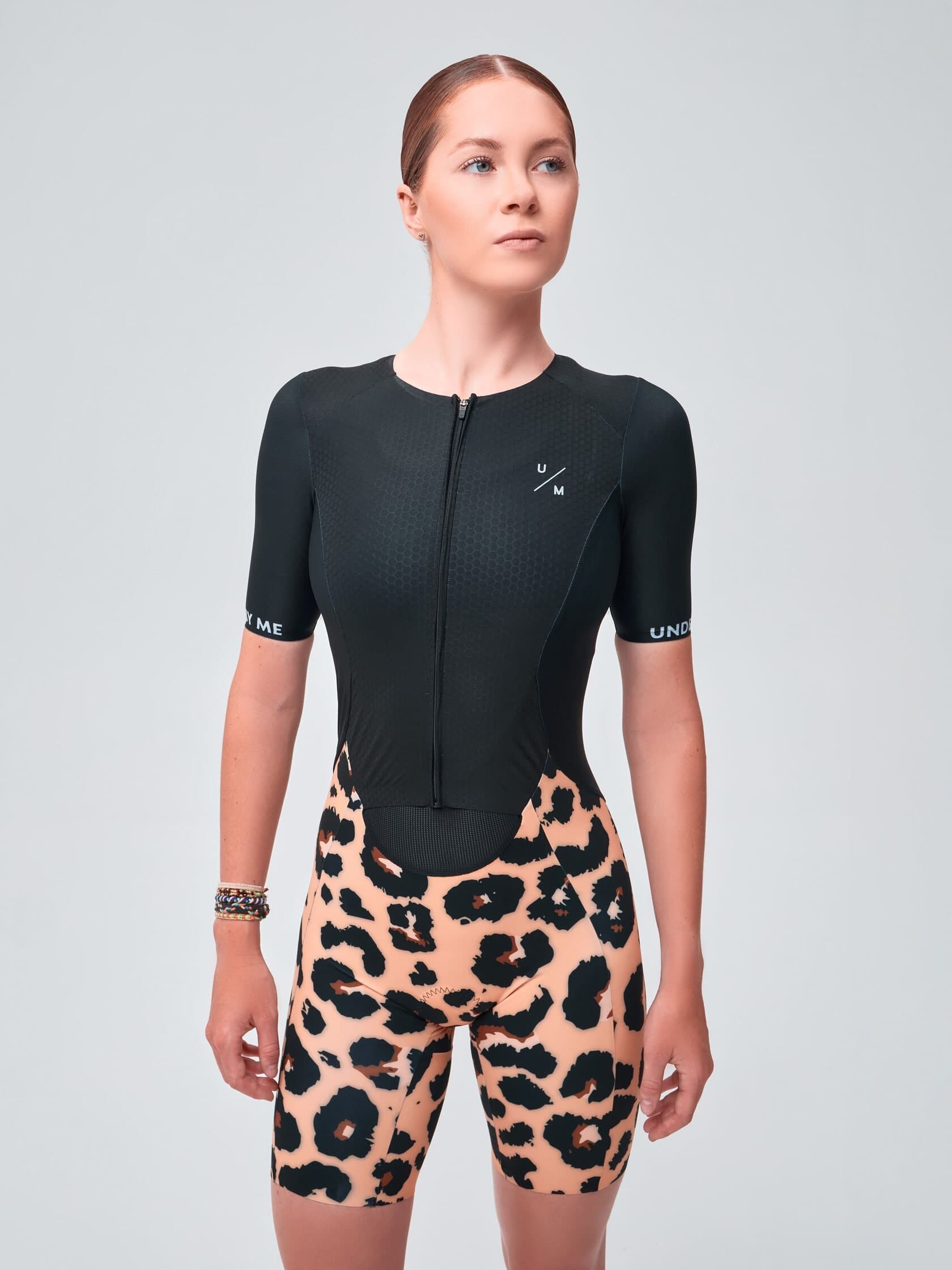 Трисьют UNDER BY ME Leopard Black top женский (M)