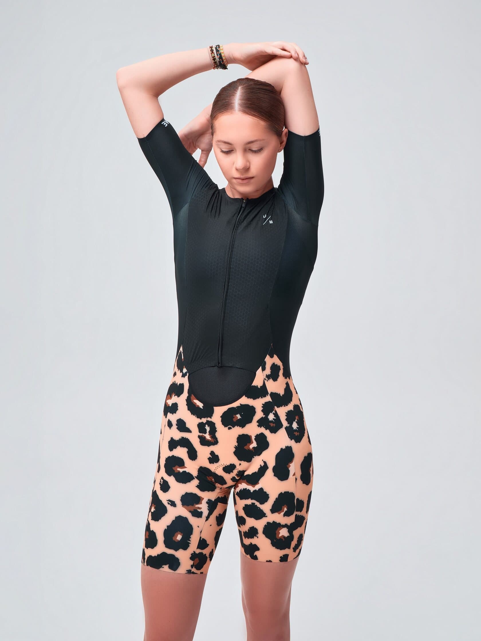 Трисьют UNDER BY ME Leopard Black top женский 6