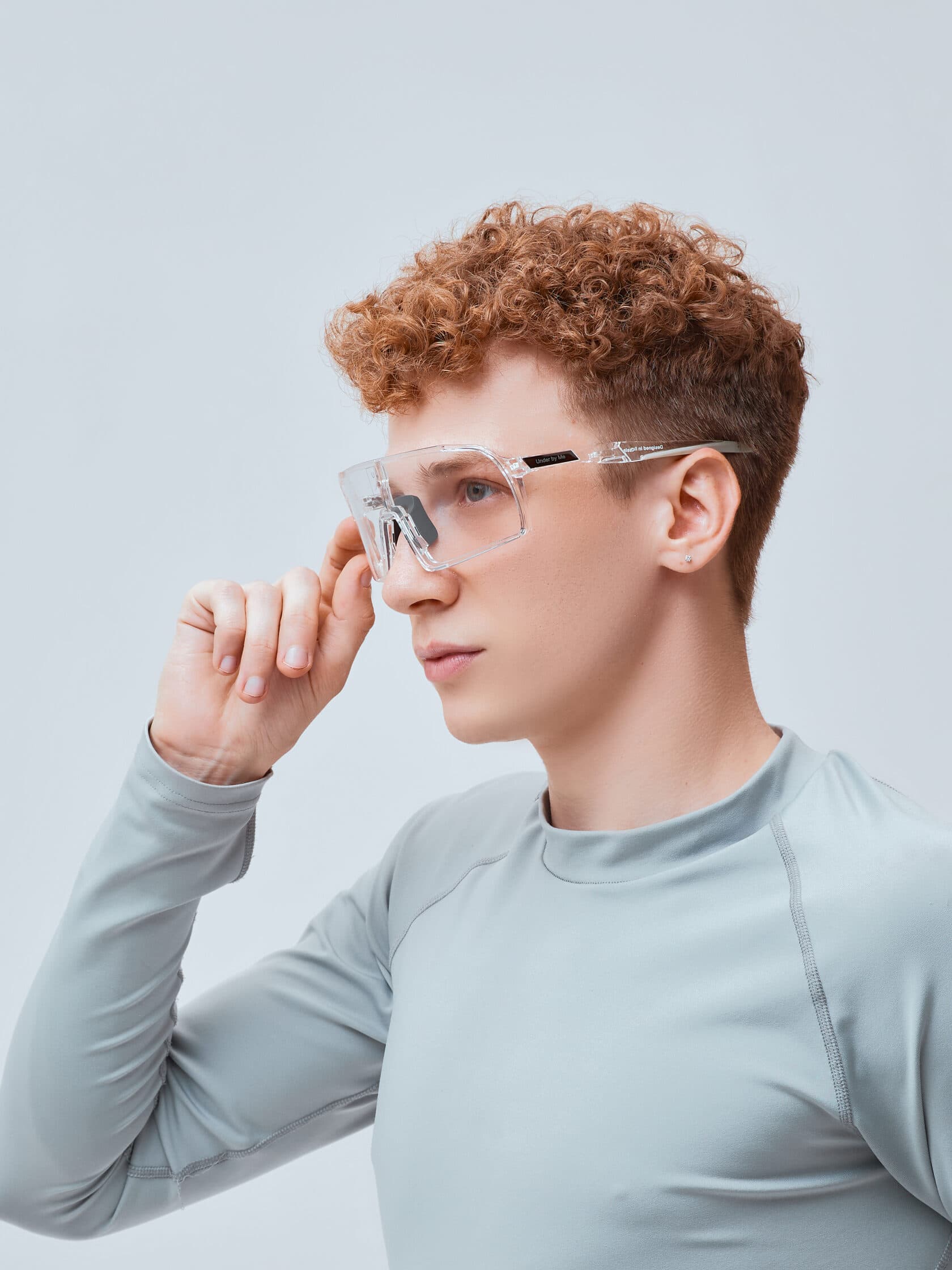 Солнцезащитные спортивные очки UNDER BY ME transparent photochromic Black 15