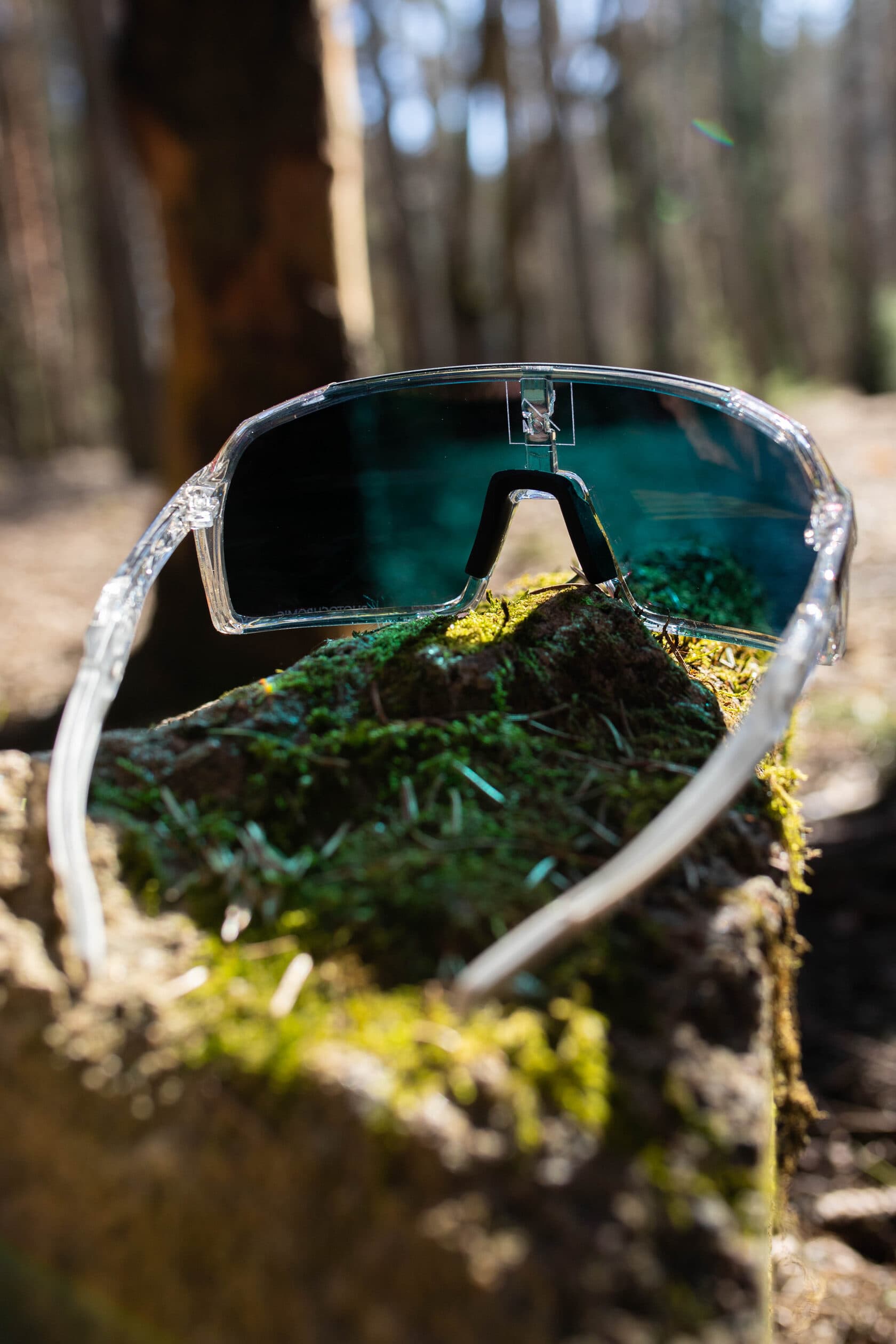 Солнцезащитные спортивные очки UNDER BY ME transparent Red 11