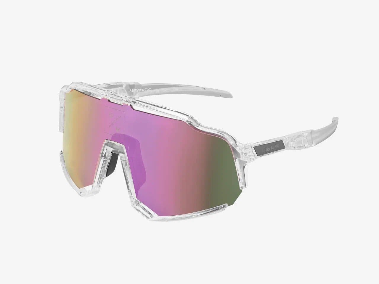 Солнцезащитные спортивные очки UNDER BY ME Aerospace transparent Purple