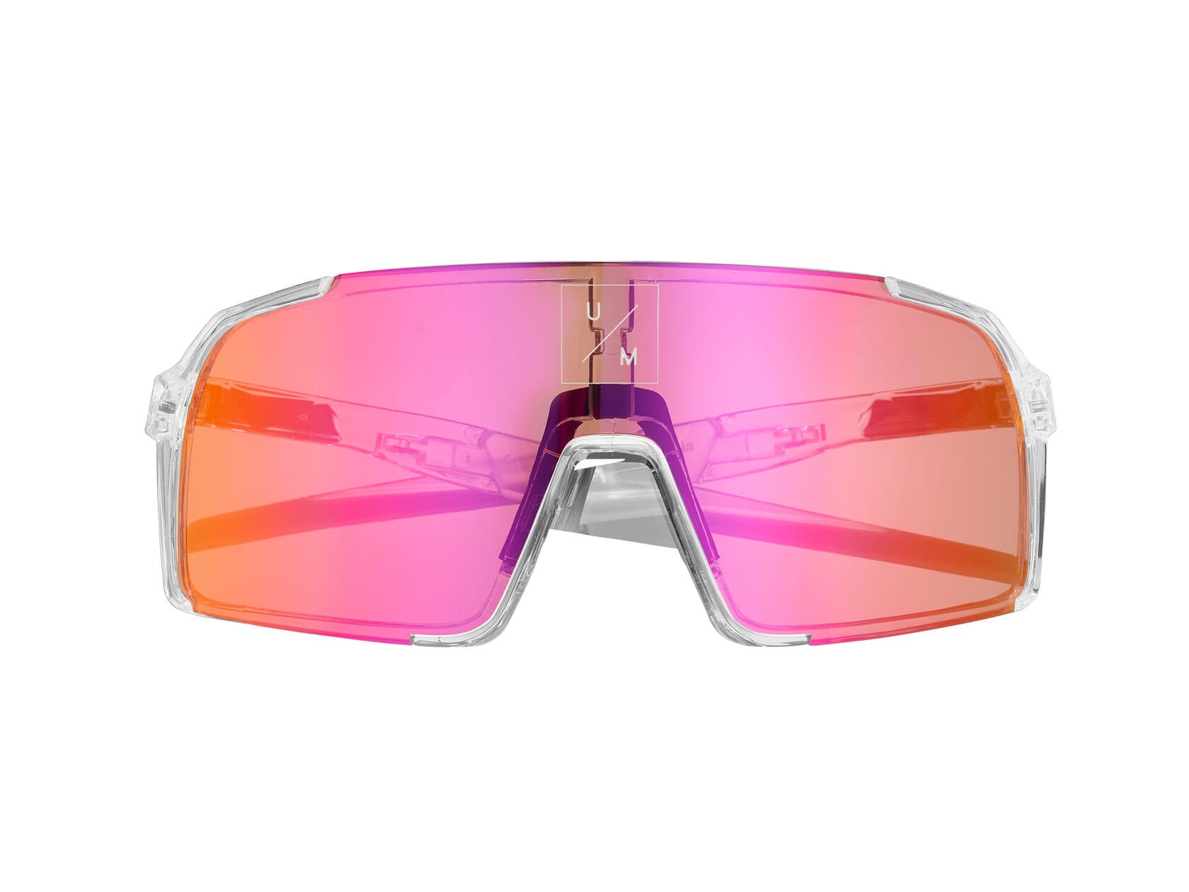 Солнцезащитные спортивные очки UNDER BY ME transparent Red 3