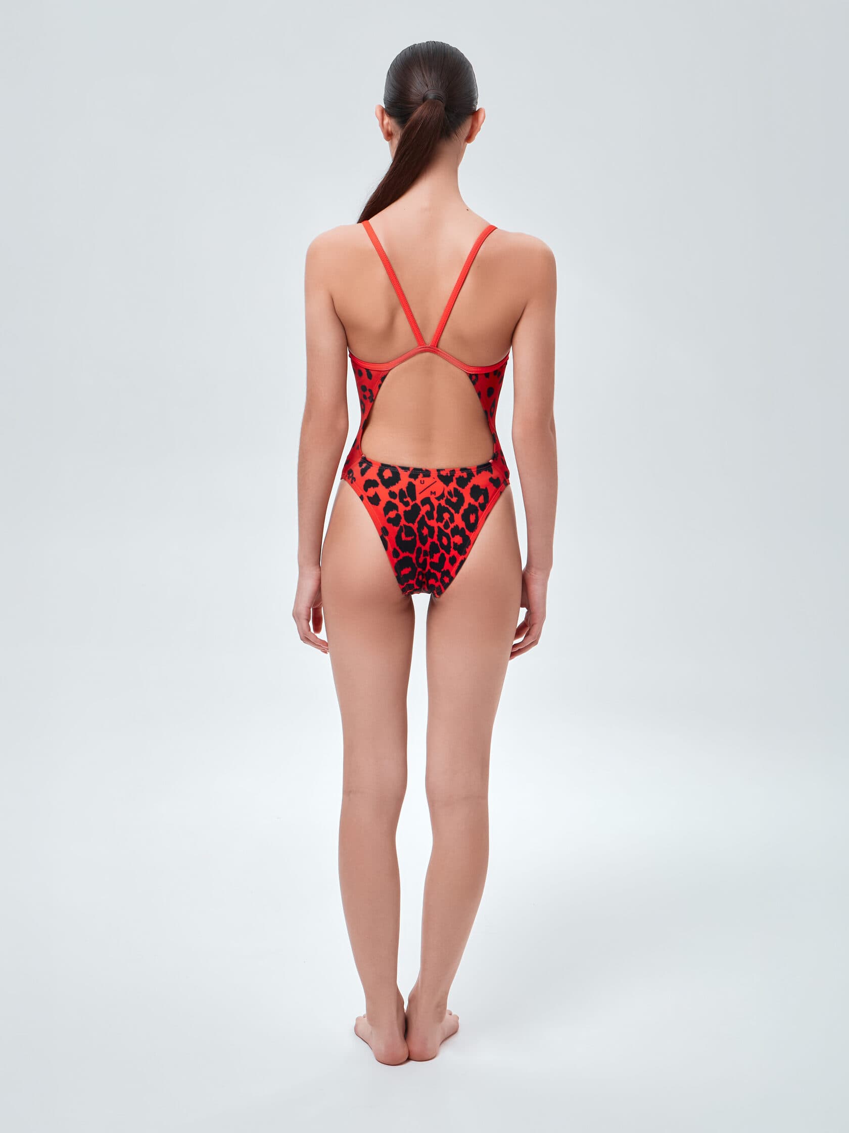 Купальник слитный UNDER BY ME Red Leopard 3