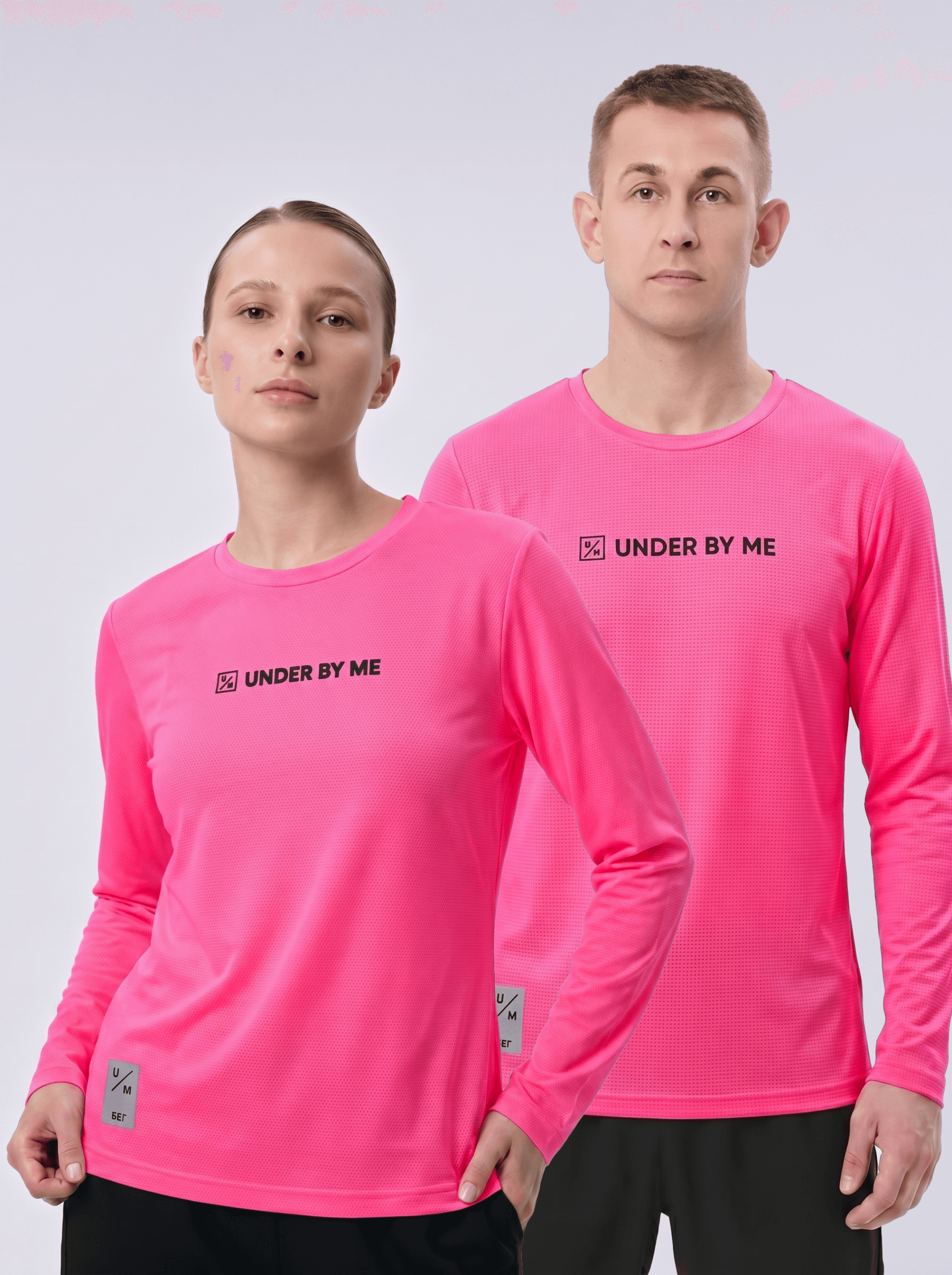Лонгслив UNDER BY ME Neon Fuchsia унисекс (мужской L/женский XL)