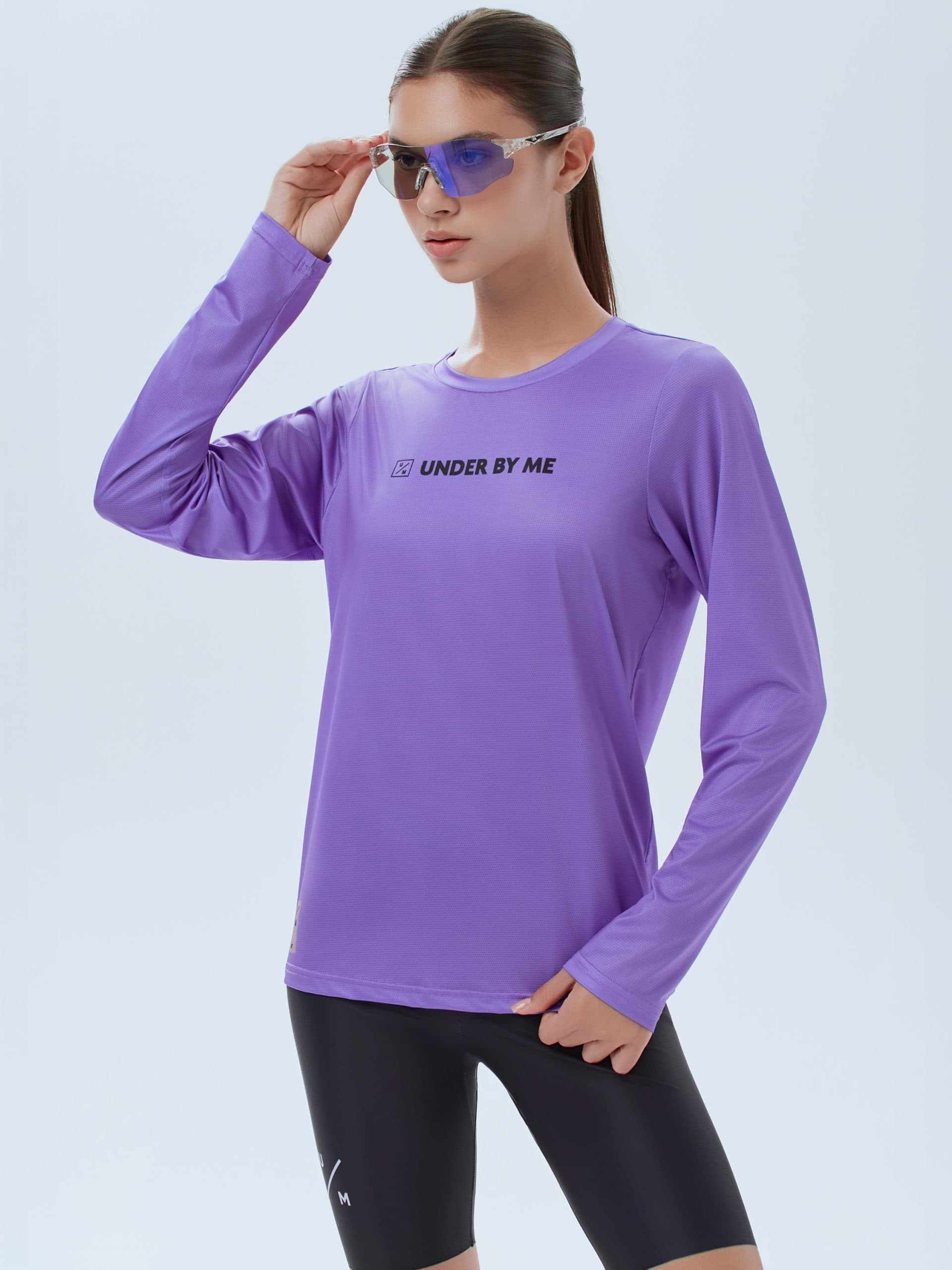Лонгслив UNDER BY ME Amethyst Purple унисекс 4