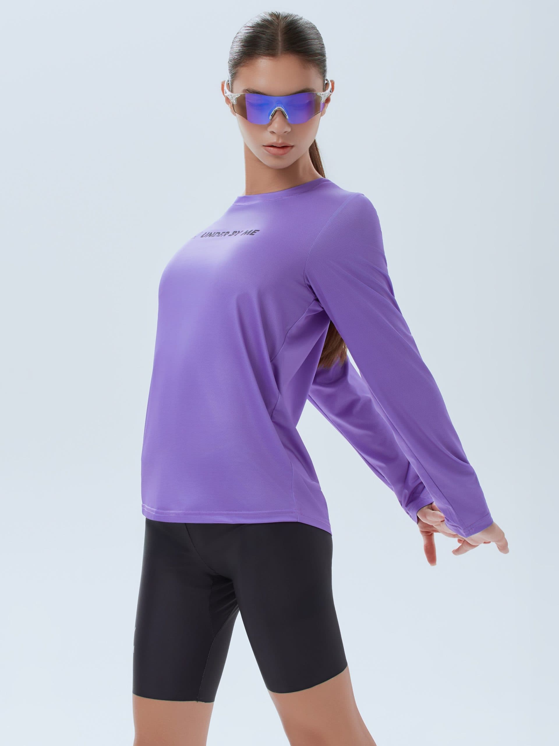 Лонгслив UNDER BY ME Amethyst Purple унисекс 6