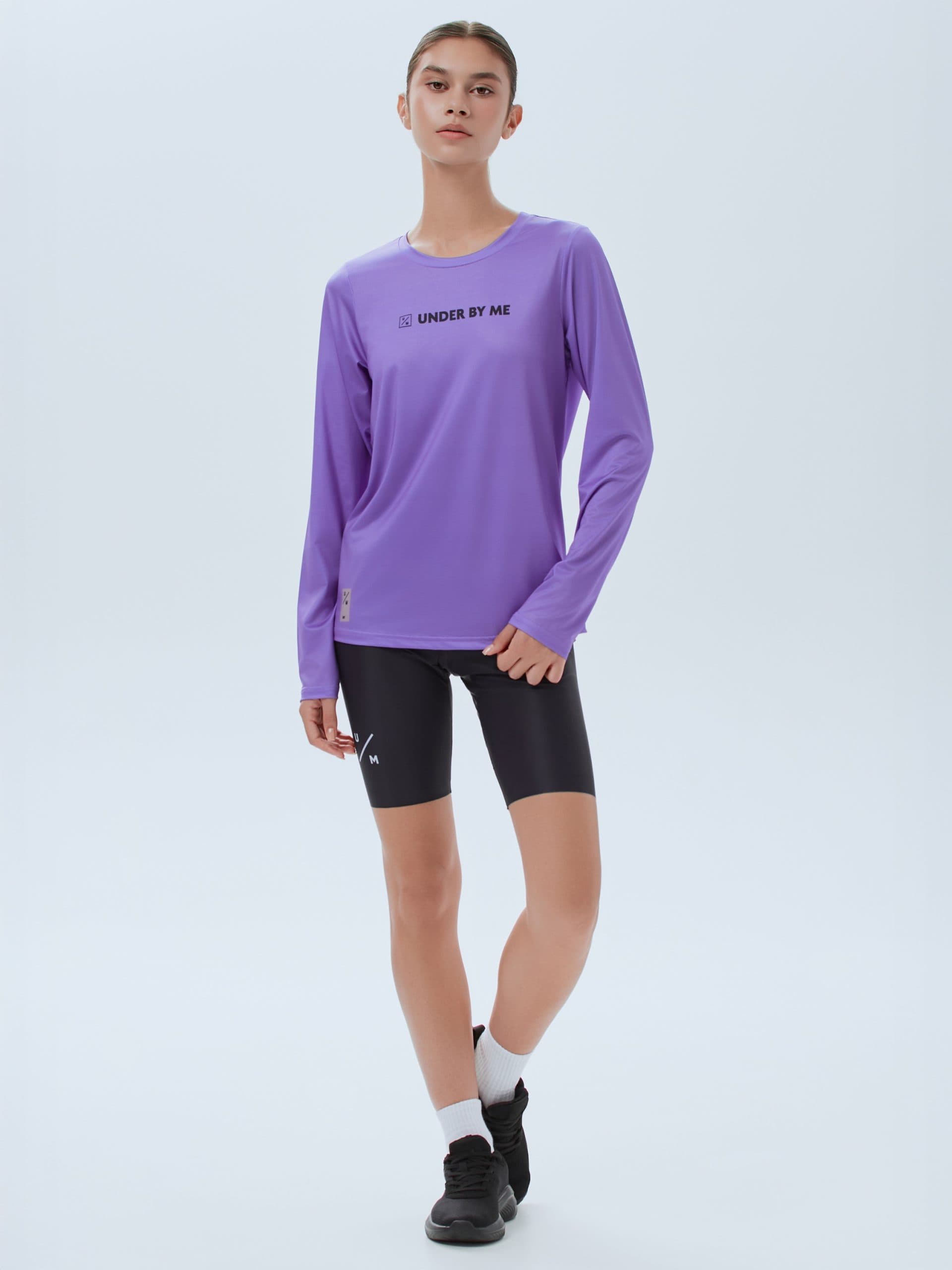 Лонгслив UNDER BY ME Amethyst Purple унисекс 10