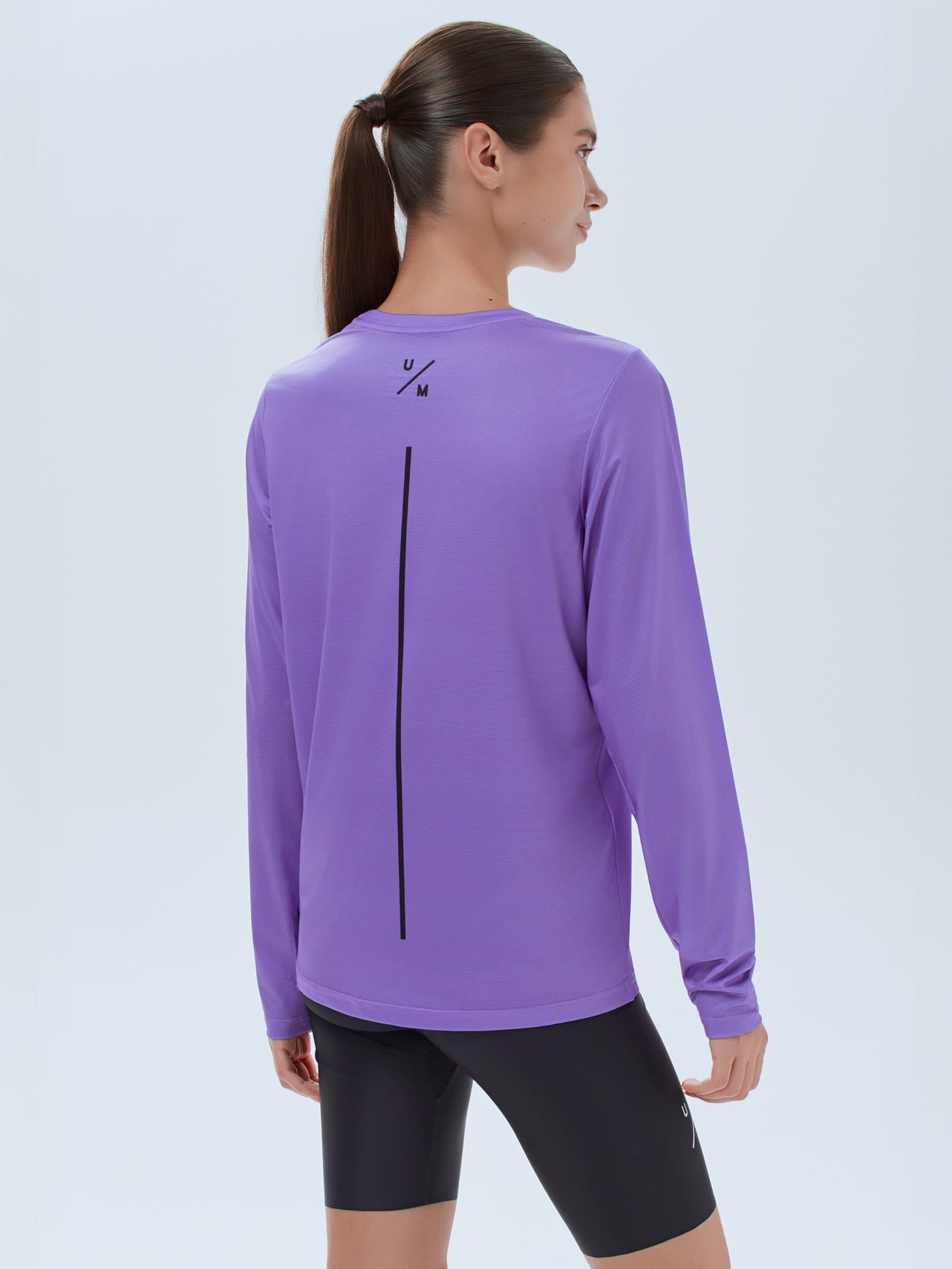 Лонгслив UNDER BY ME Amethyst Purple унисекс 12