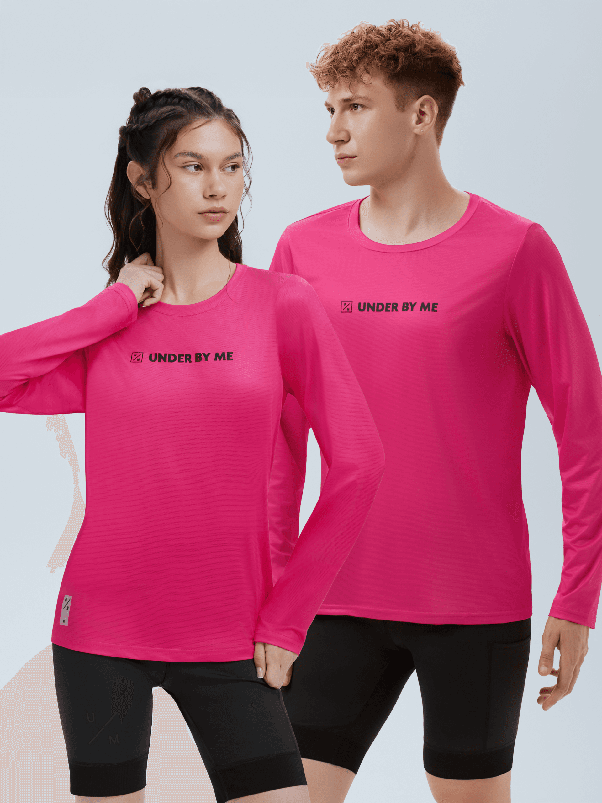 Лонгслив UNDER BY ME Neon Fuchsia унисекс