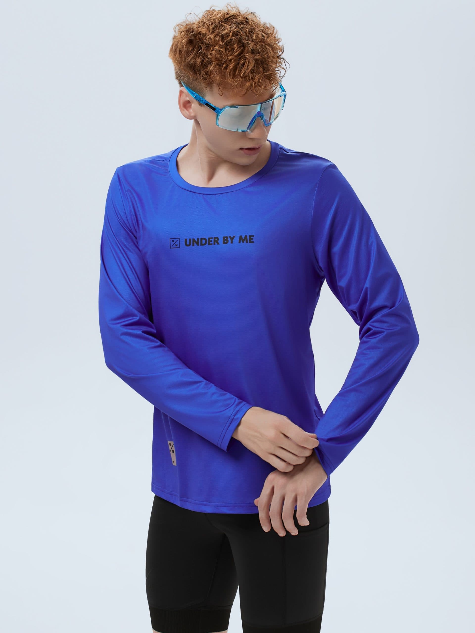 Лонгслив UNDER BY ME Electric Blue унисекс 3