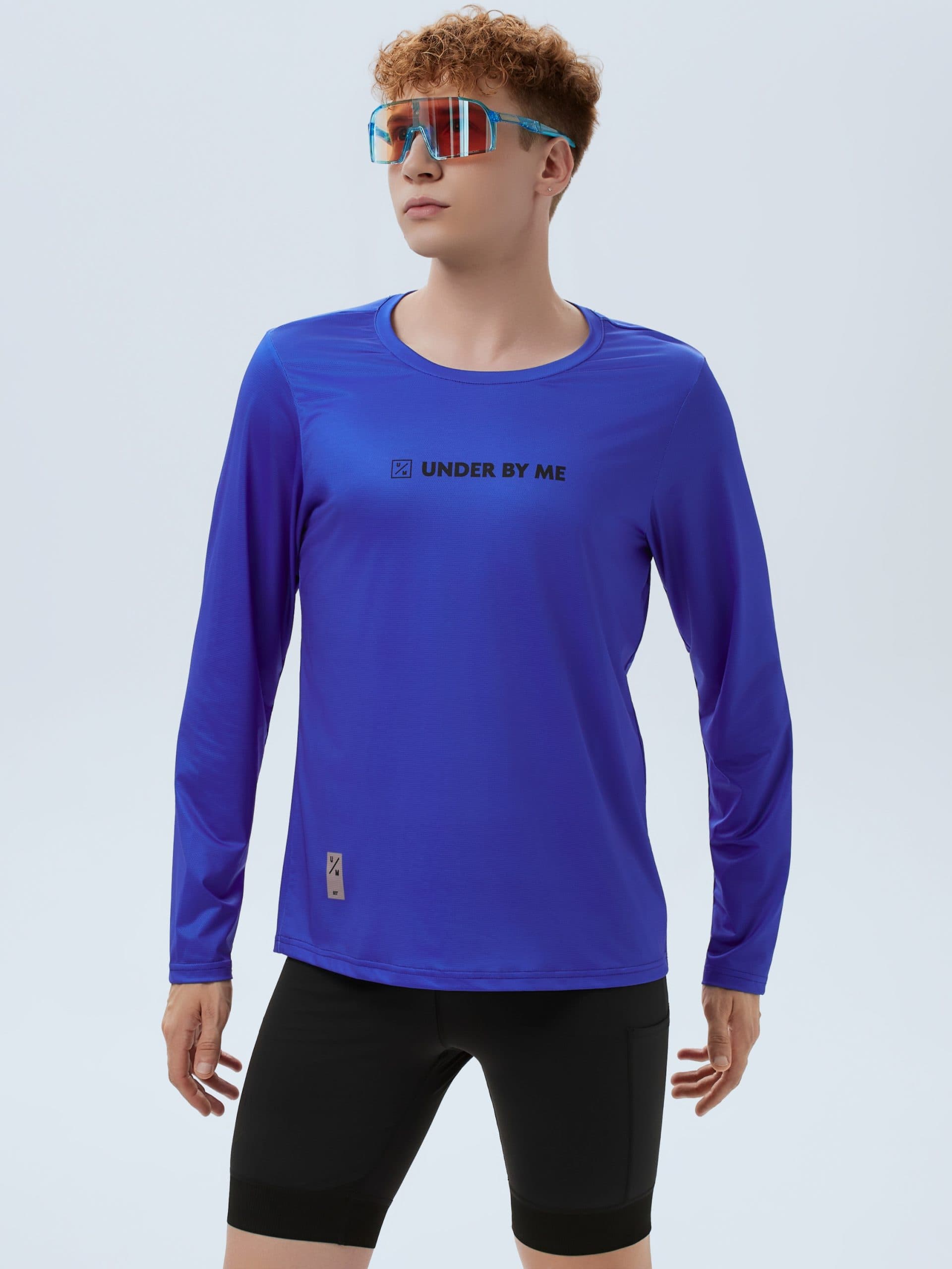 Лонгслив UNDER BY ME Electric Blue унисекс 16