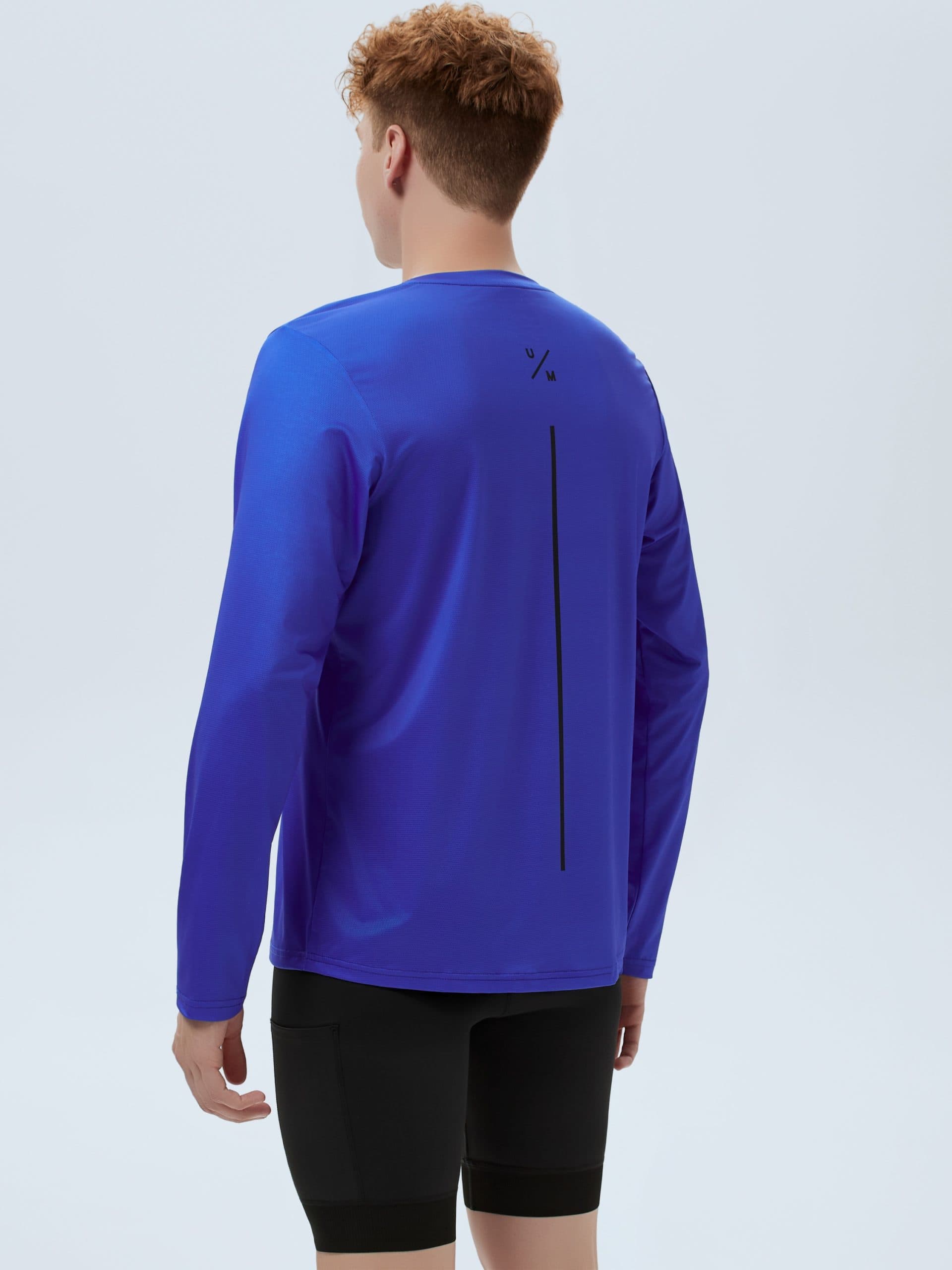 Лонгслив UNDER BY ME Electric Blue унисекс 5