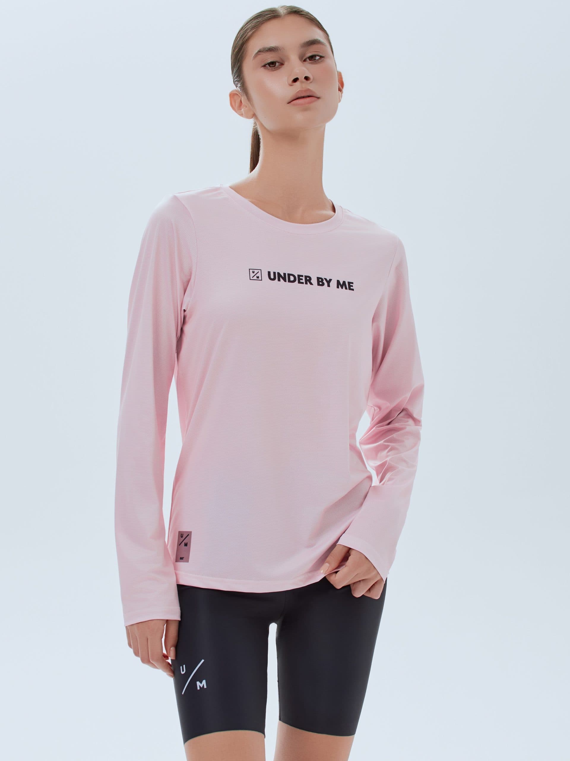 Лонгслив UNDER BY ME Dusty Pink Rose унисекс 6
