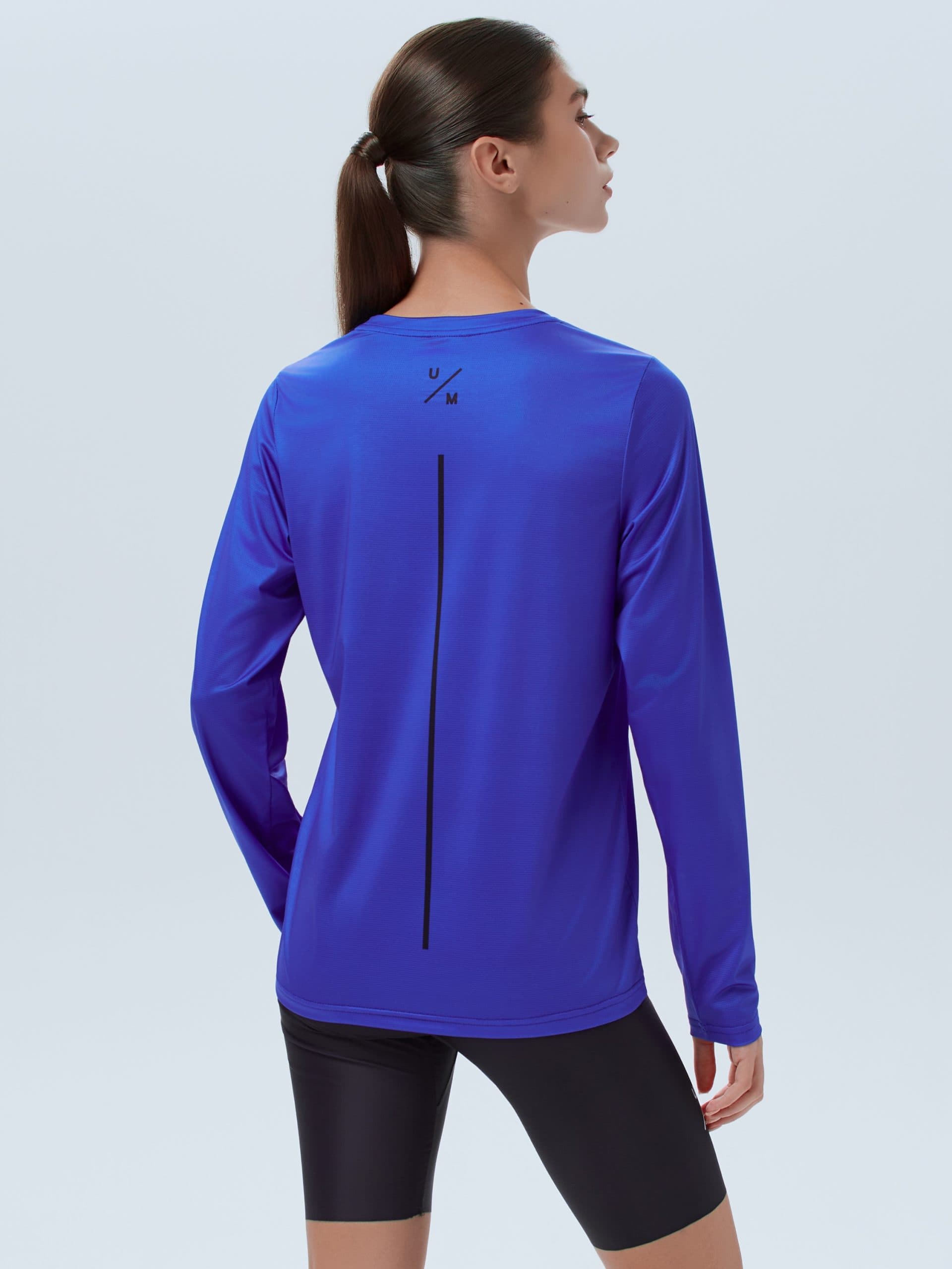 Лонгслив UNDER BY ME Electric Blue унисекс 6