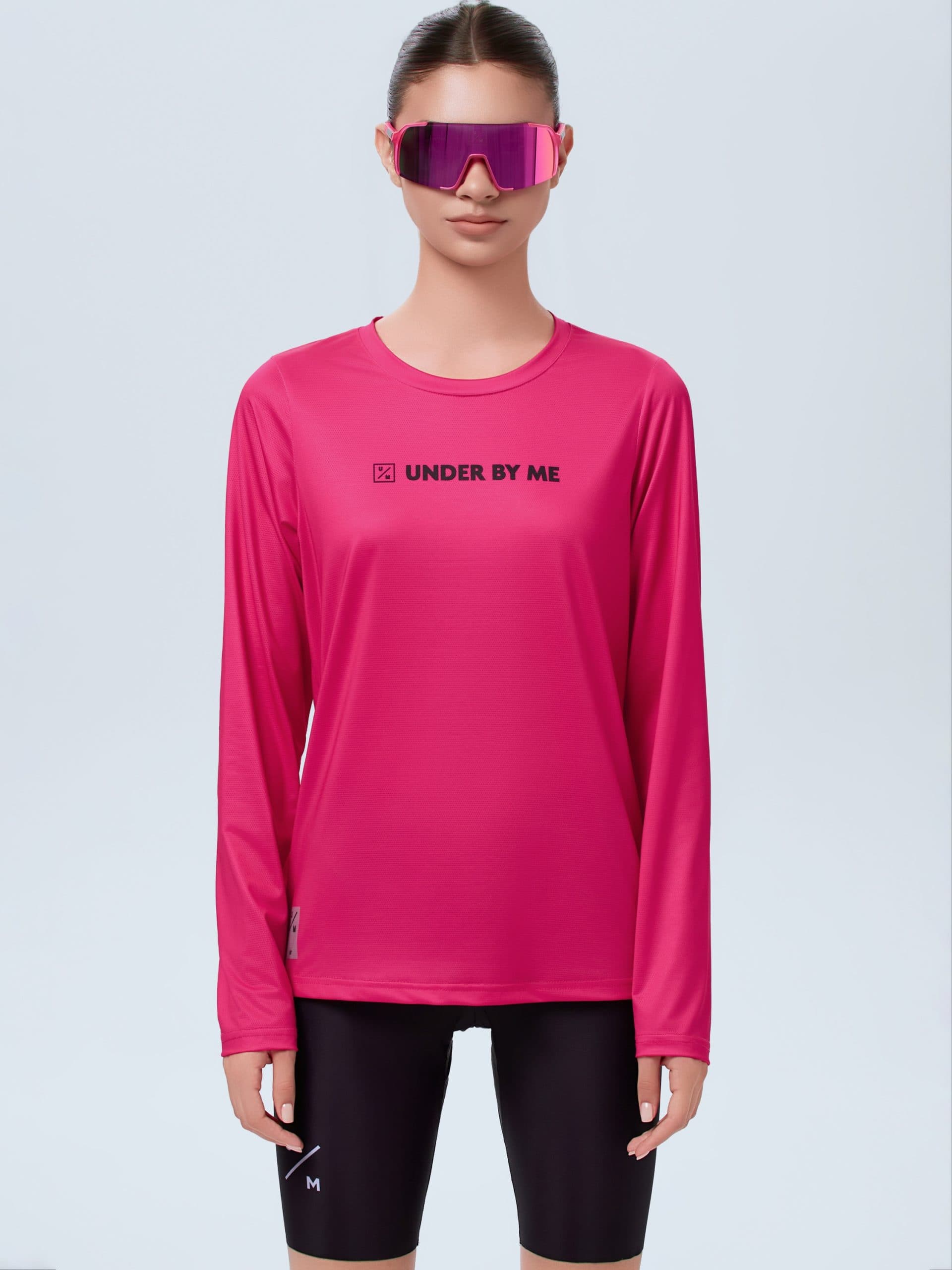 Лонгслив UNDER BY ME Neon Fuchsia унисекс 3