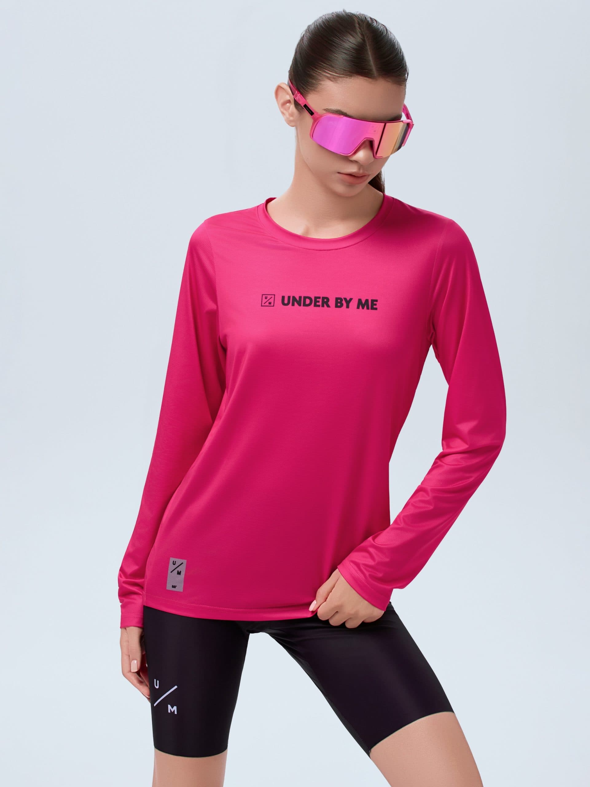 Лонгслив UNDER BY ME Neon Fuchsia унисекс 4