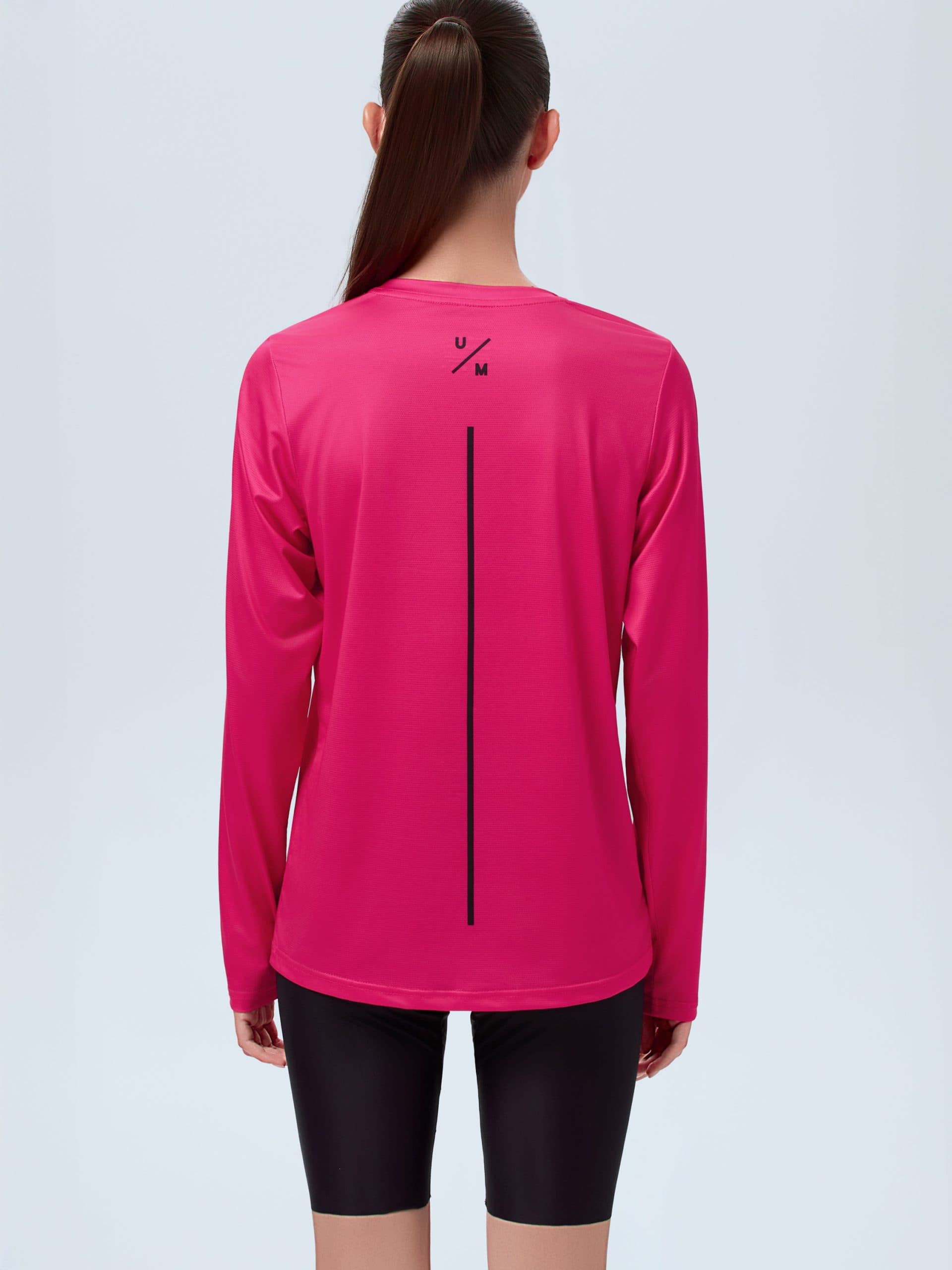 Лонгслив UNDER BY ME Neon Fuchsia унисекс 8