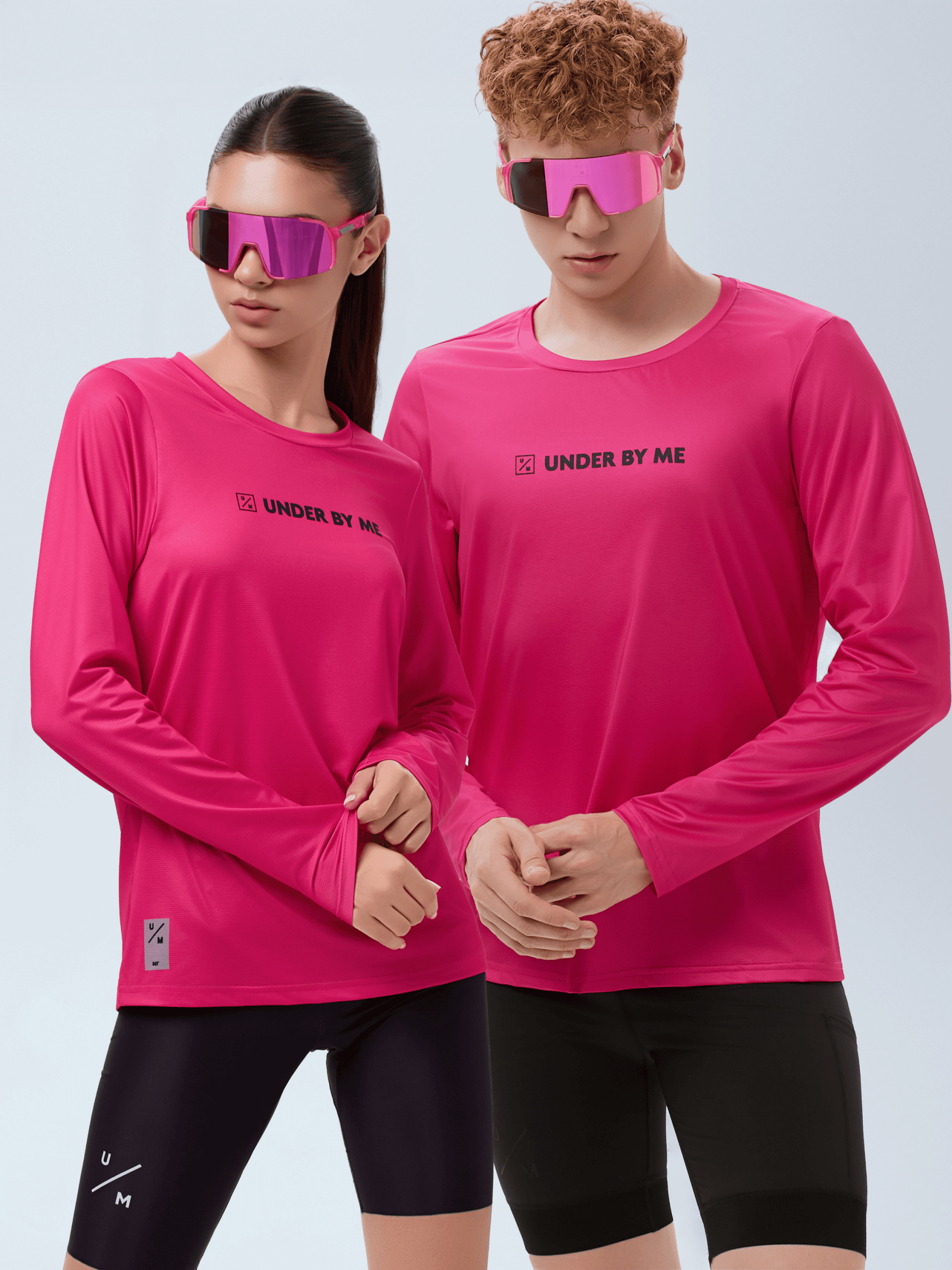 Лонгслив UNDER BY ME Neon Fuchsia унисекс