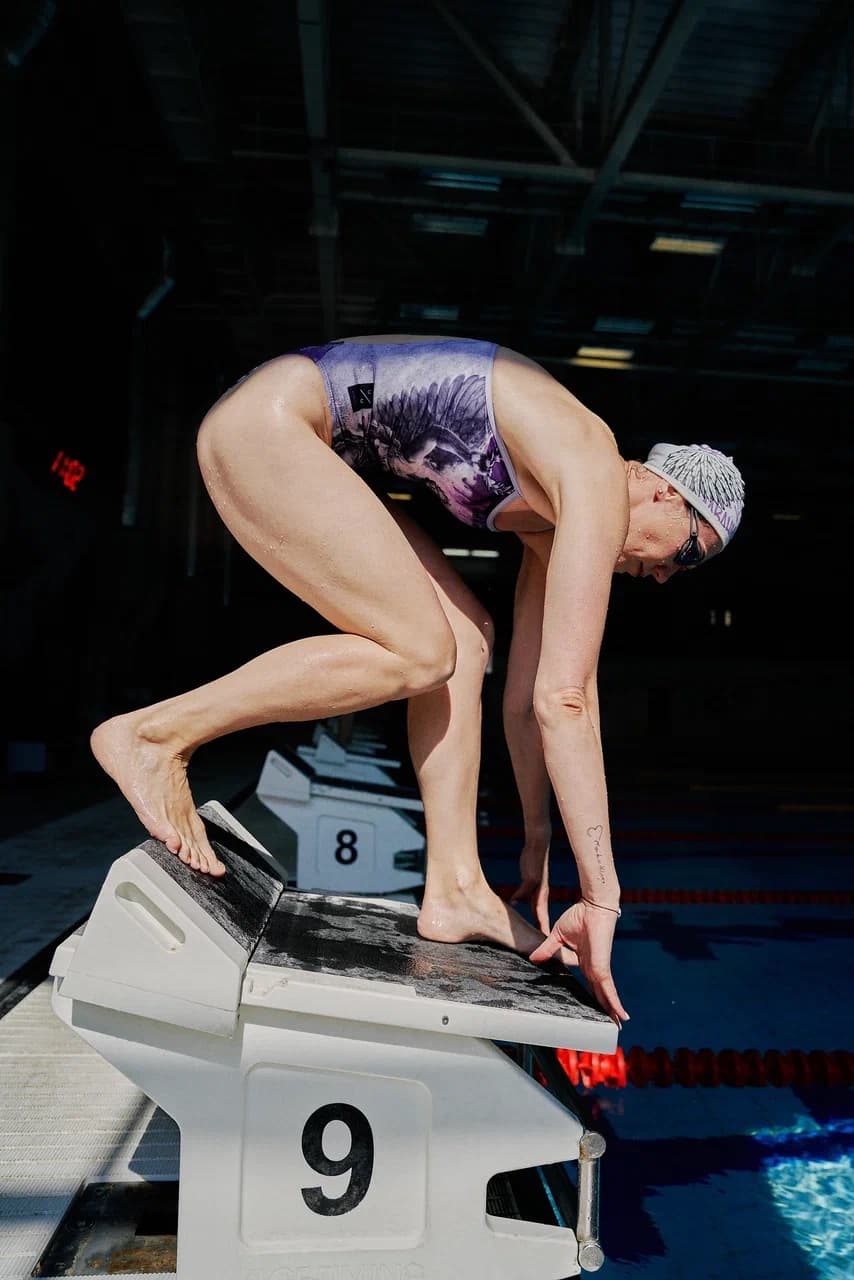 Шапочка для плавания UNDER BY ME The Goddess of swimming White 7