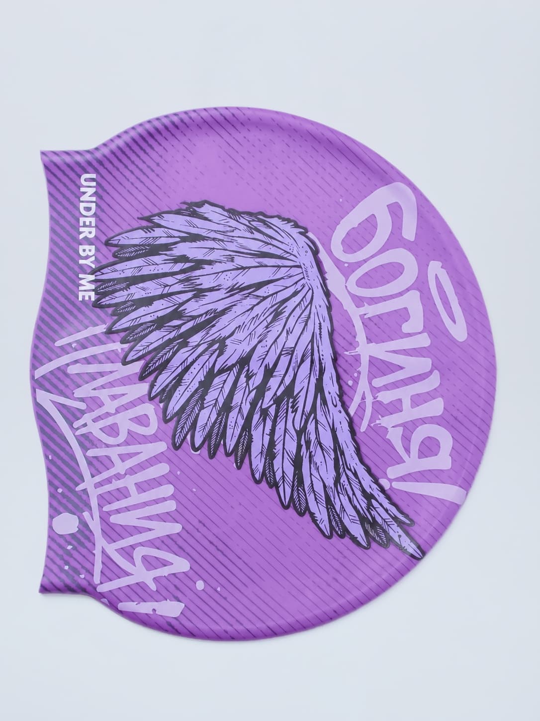 Шапочка для плавания UNDER BY ME The Goddess of swimming Purple