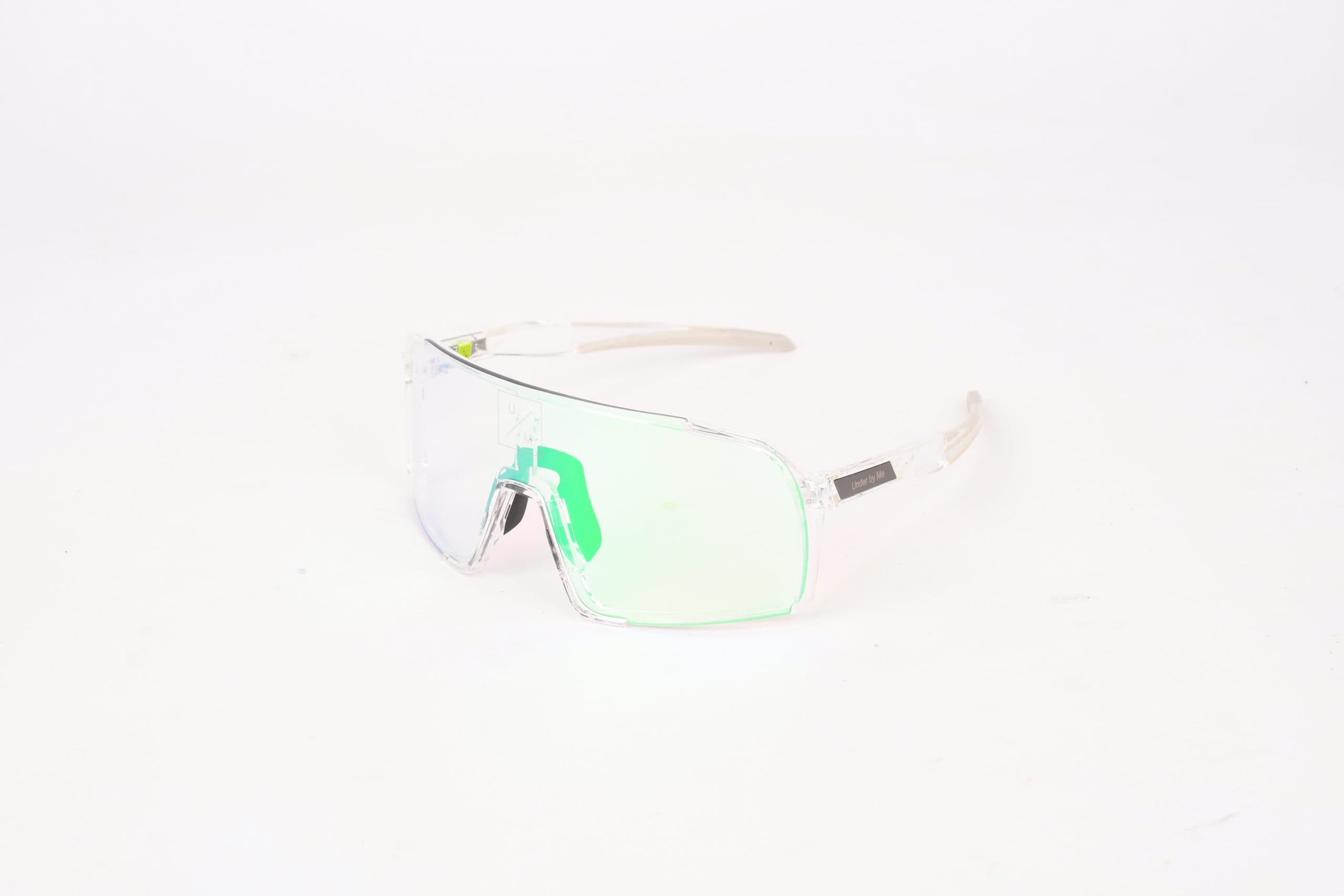 Солнцезащитные спортивные очки UNDER BY ME 2.0 transparent photochromic Green 6