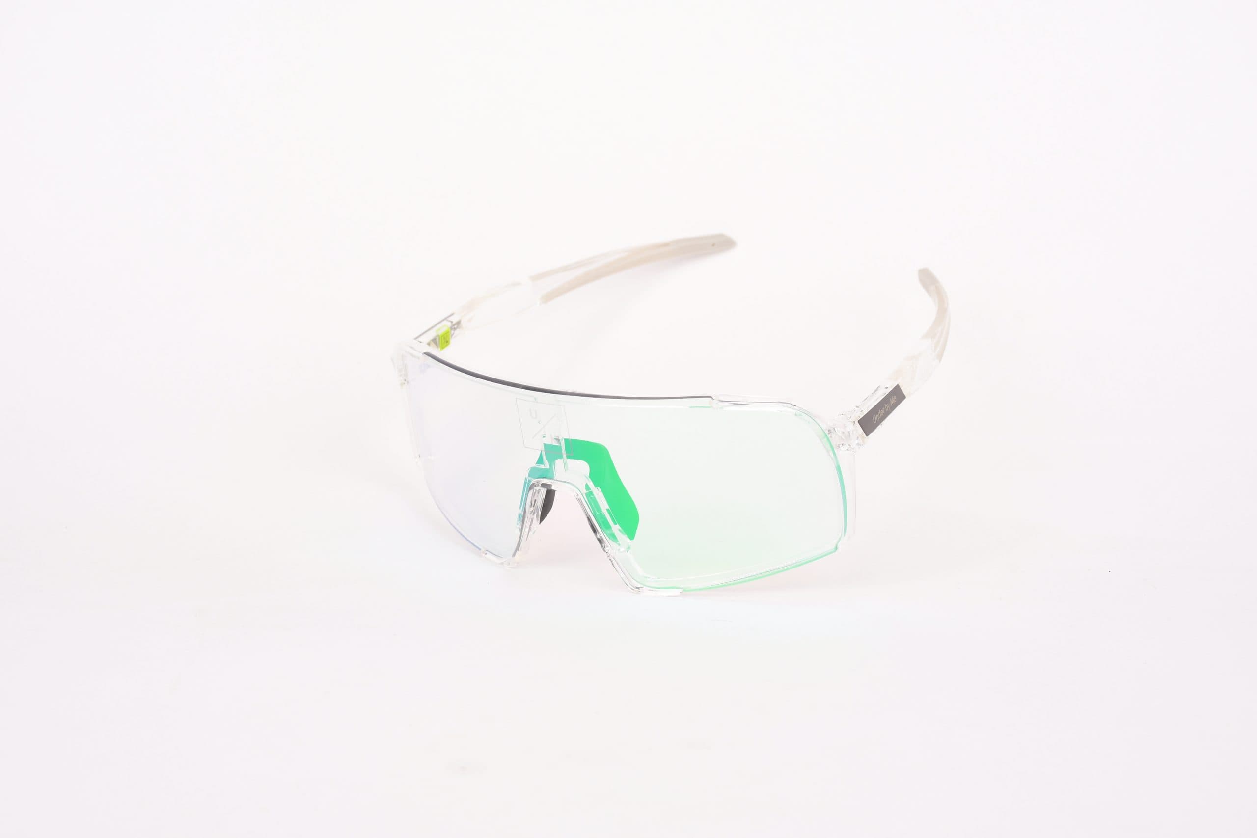 Солнцезащитные спортивные очки UNDER BY ME 2.0 transparent photochromic Green 2