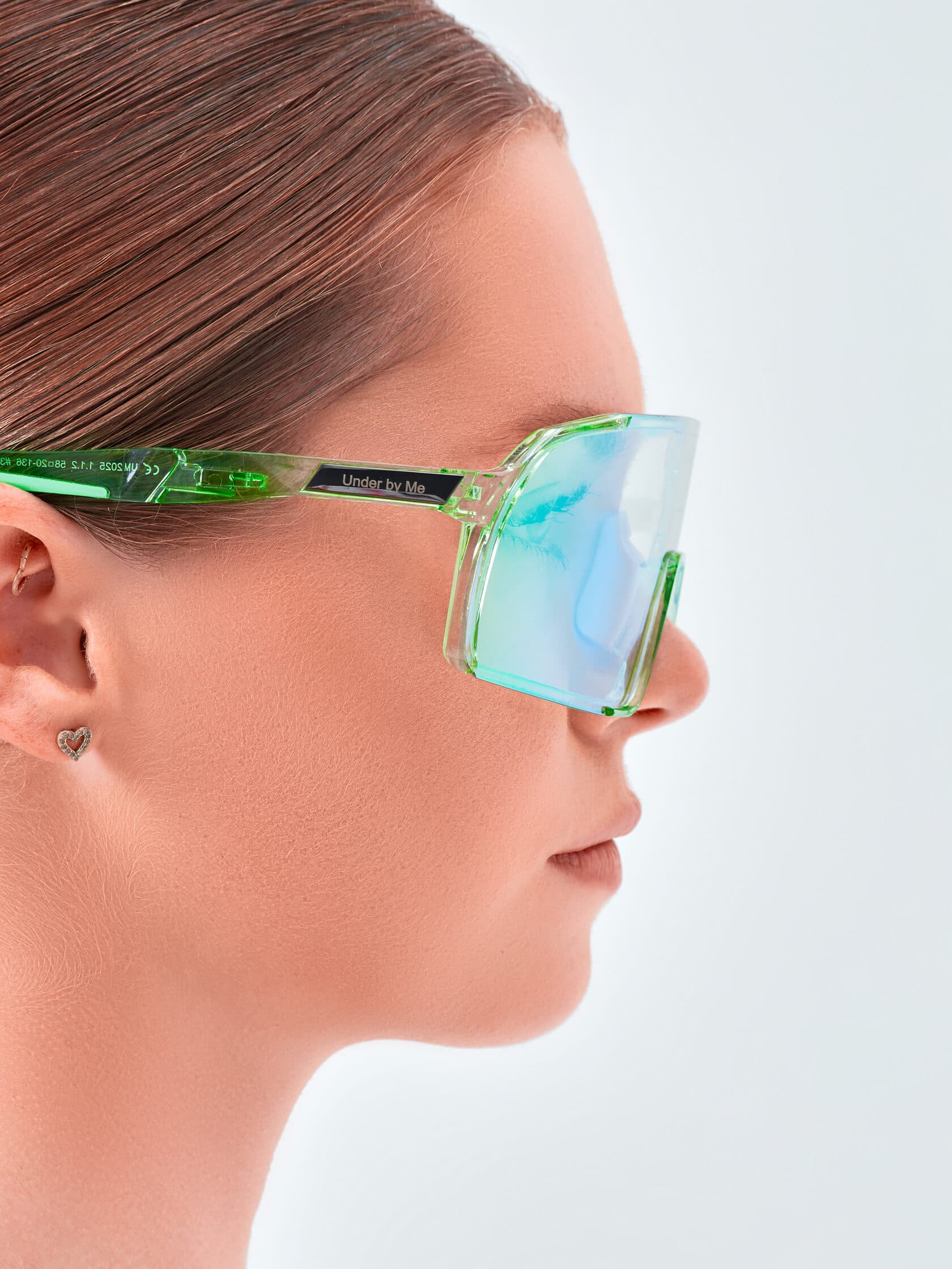 Солнцезащитные спортивные очки UNDER BY ME transparent photochromic double Green 8