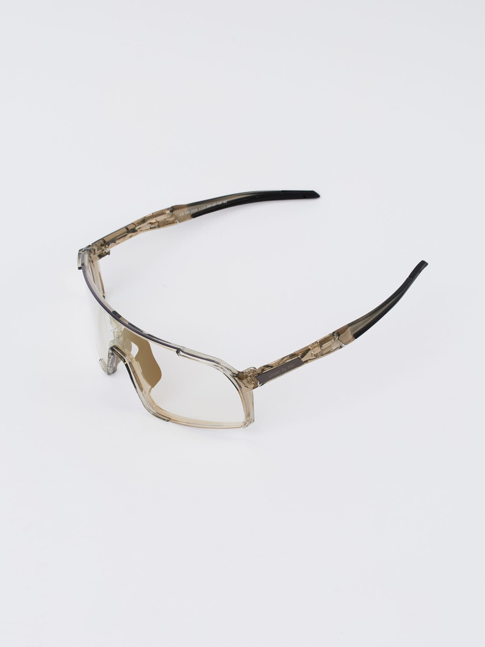 Солнцезащитные спортивные очки UNDER BY ME transparent grey photochromic Gold 6