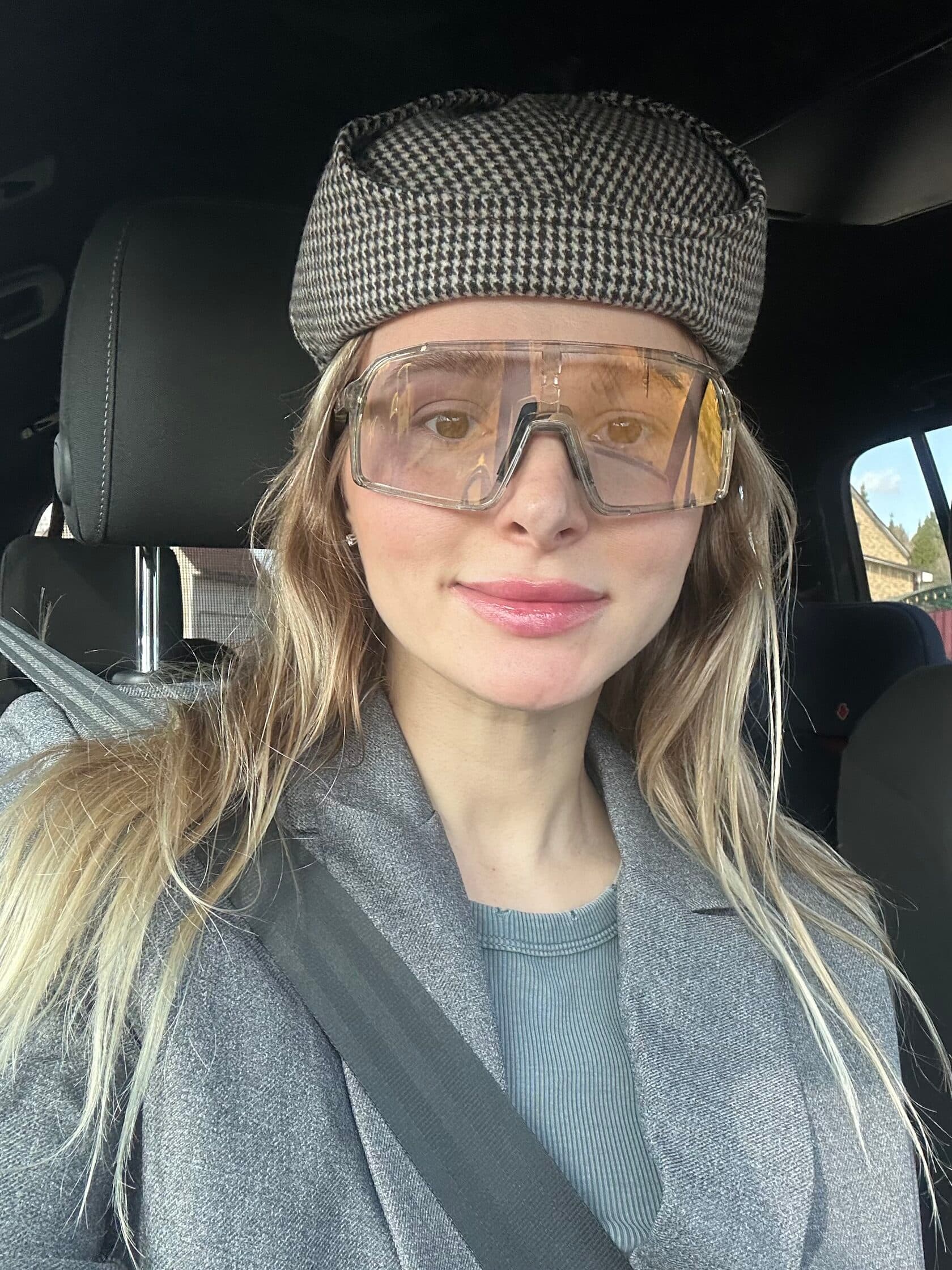 Солнцезащитные спортивные очки UNDER BY ME transparent grey photochromic Gold 21