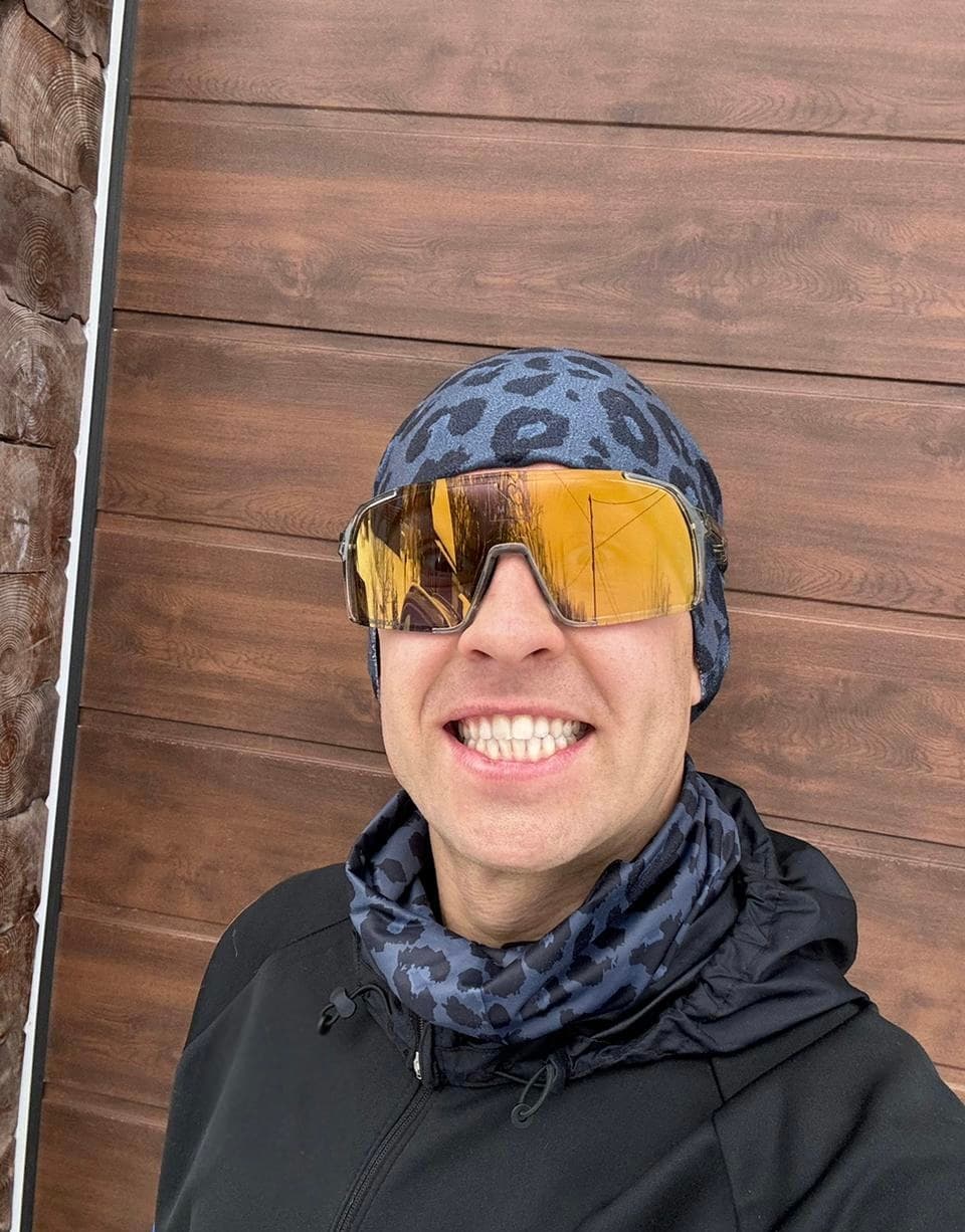 Солнцезащитные спортивные очки UNDER BY ME transparent grey photochromic Gold 19