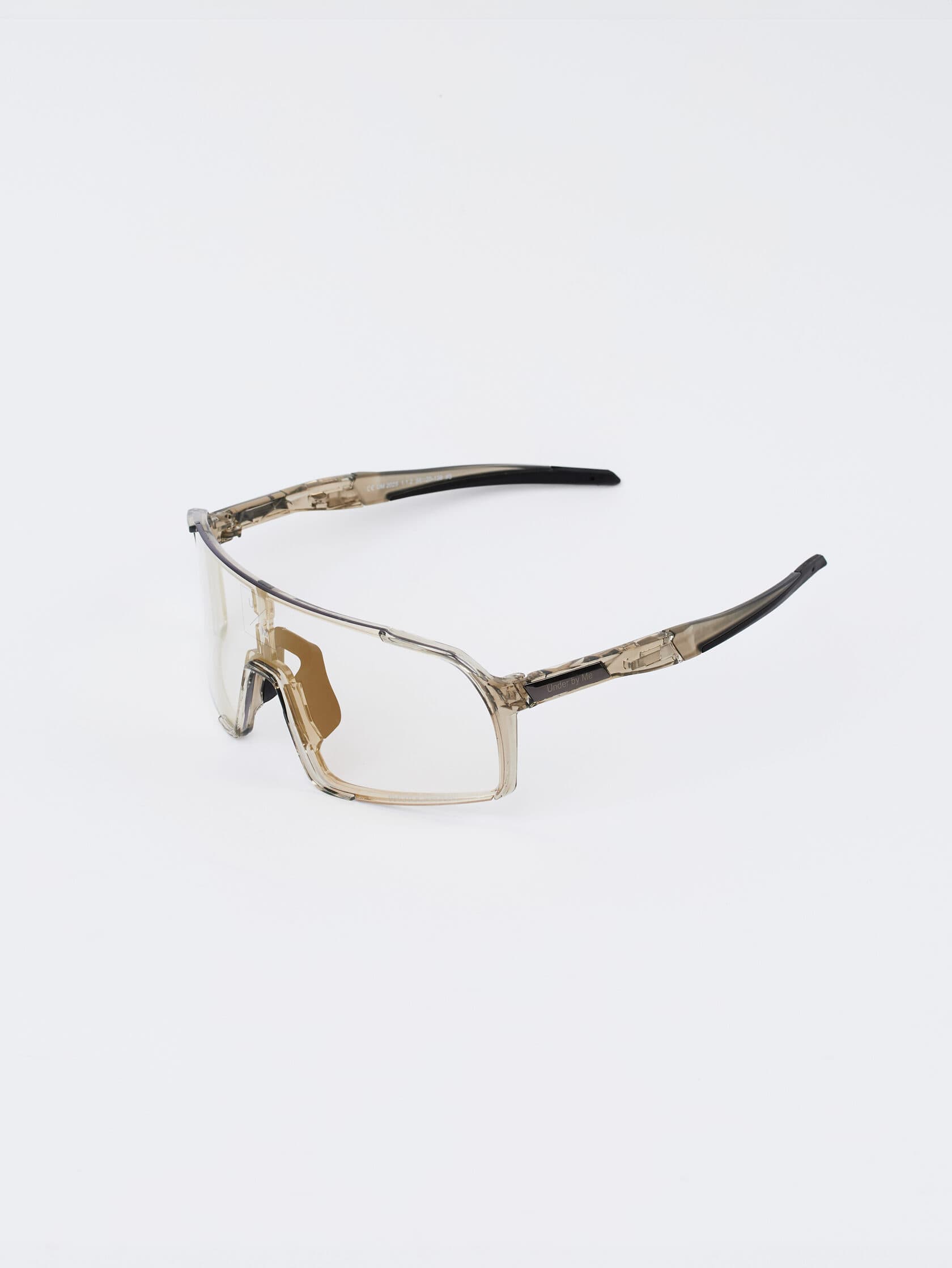 Солнцезащитные спортивные очки UNDER BY ME transparent grey photochromic Gold 4