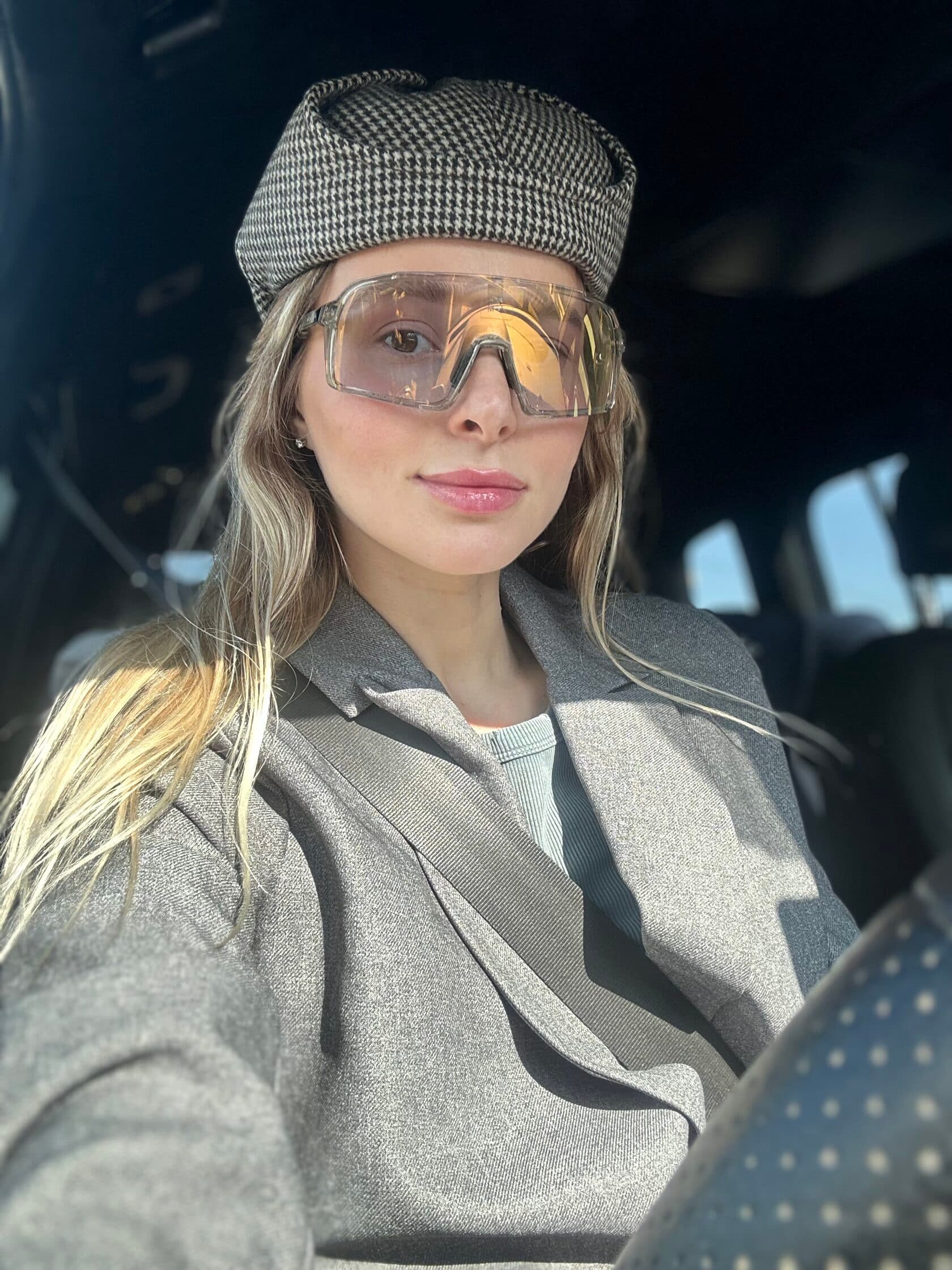 Солнцезащитные спортивные очки UNDER BY ME transparent grey photochromic Gold 20