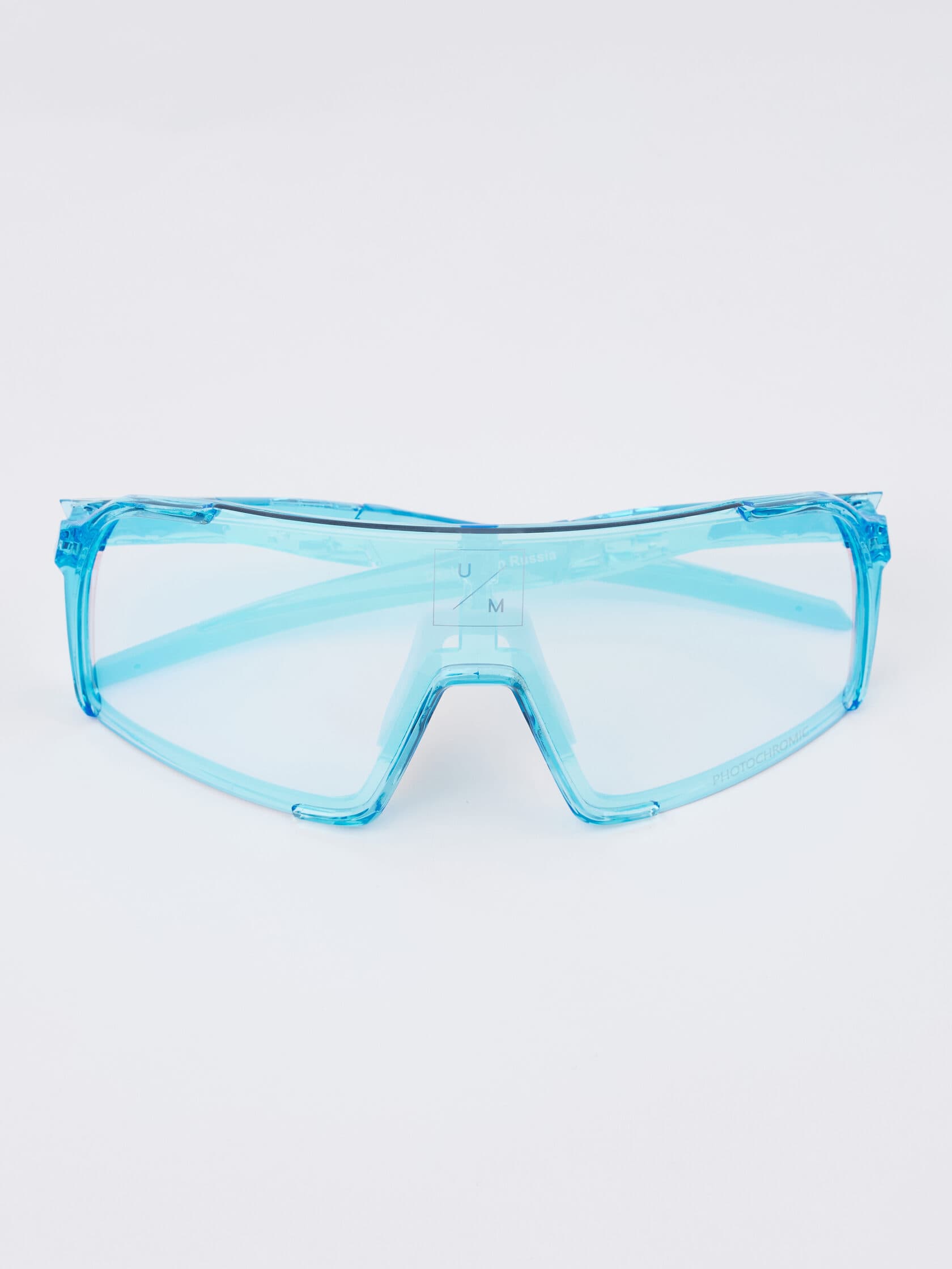 Солнцезащитные спортивные очки UNDER BY ME transparent photochromic double Blue