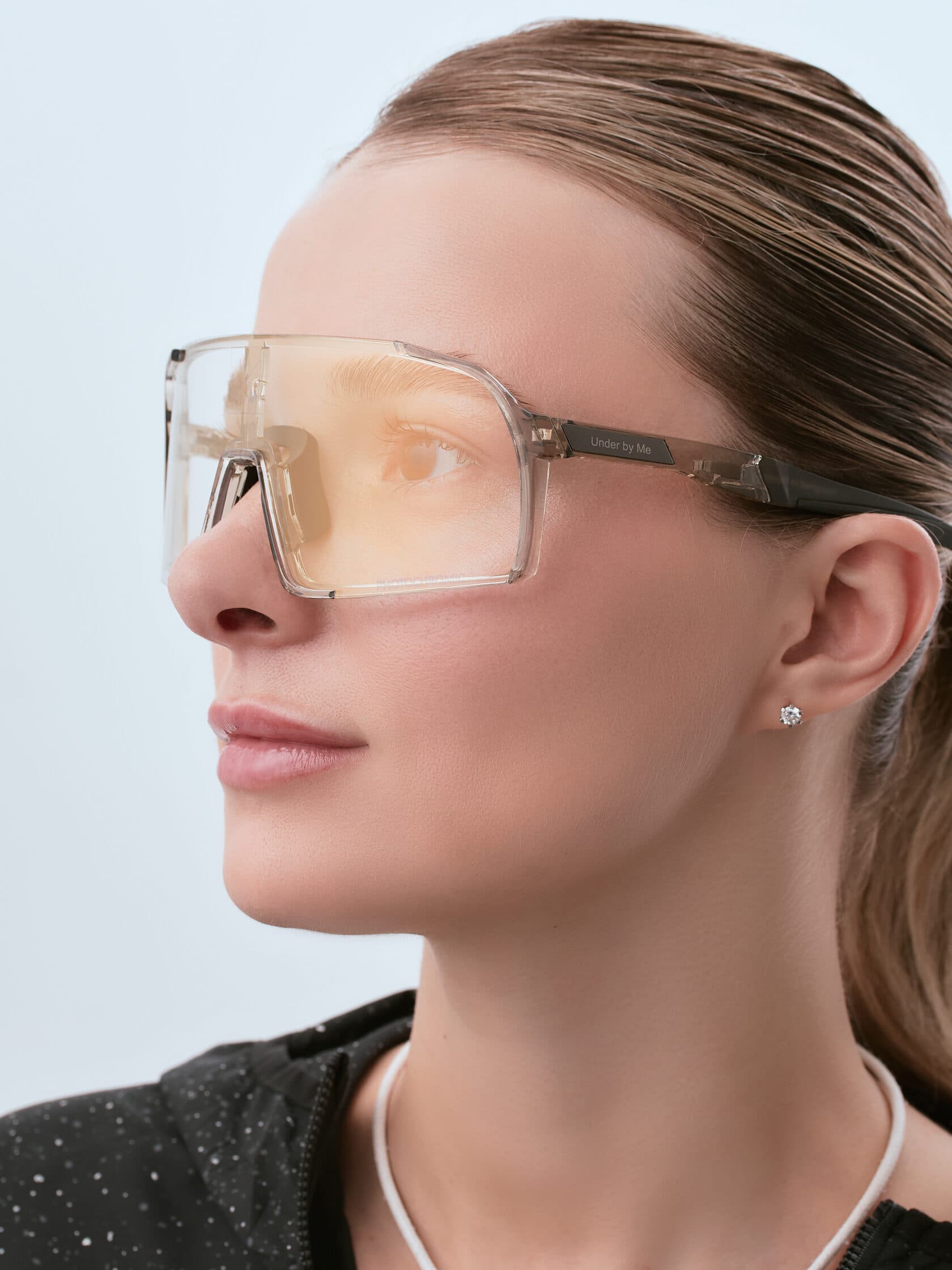 Солнцезащитные спортивные очки UNDER BY ME transparent grey photochromic Gold 8