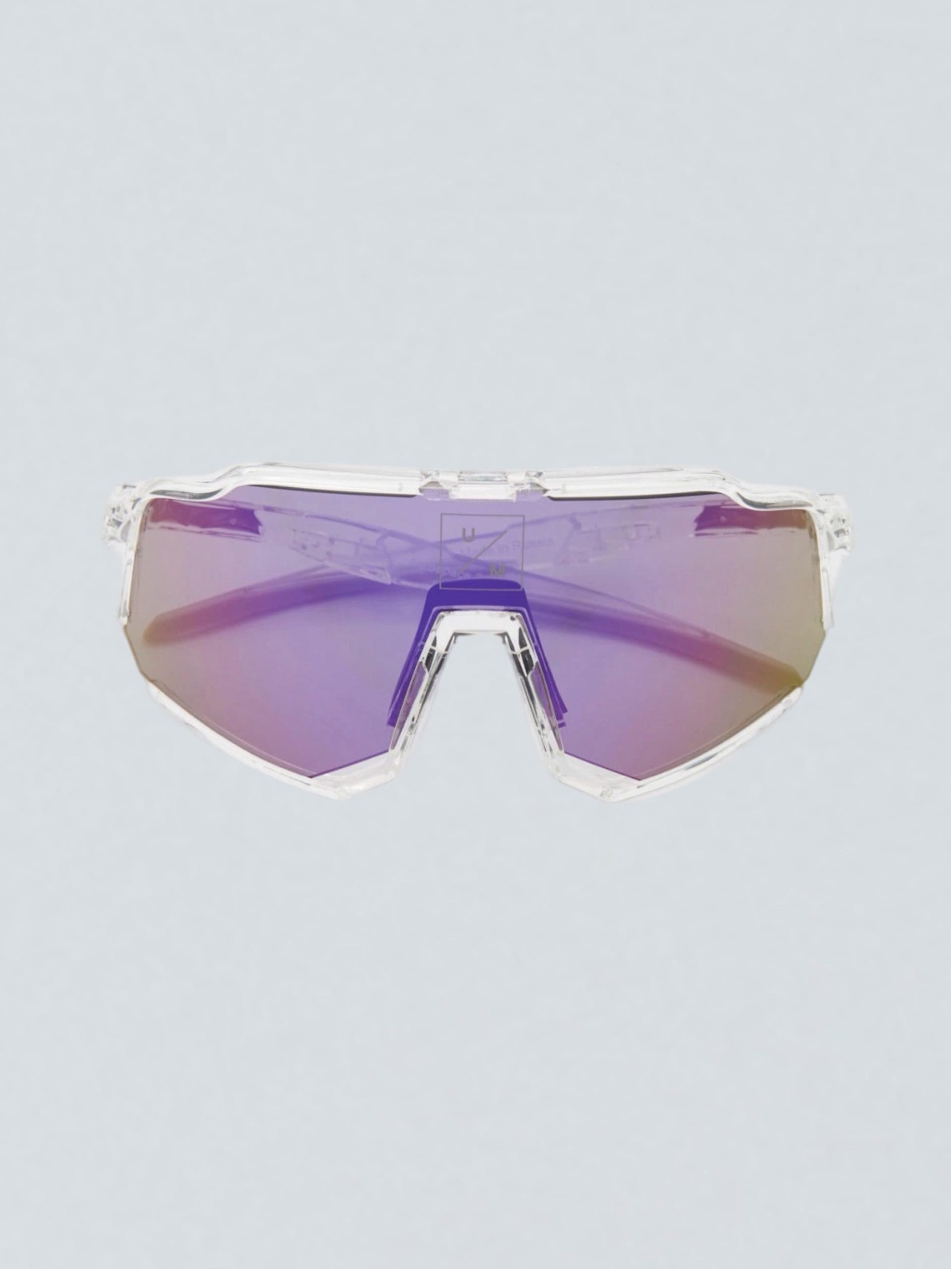 Солнцезащитные спортивные очки UNDER BY ME Aerospace transparent Purple