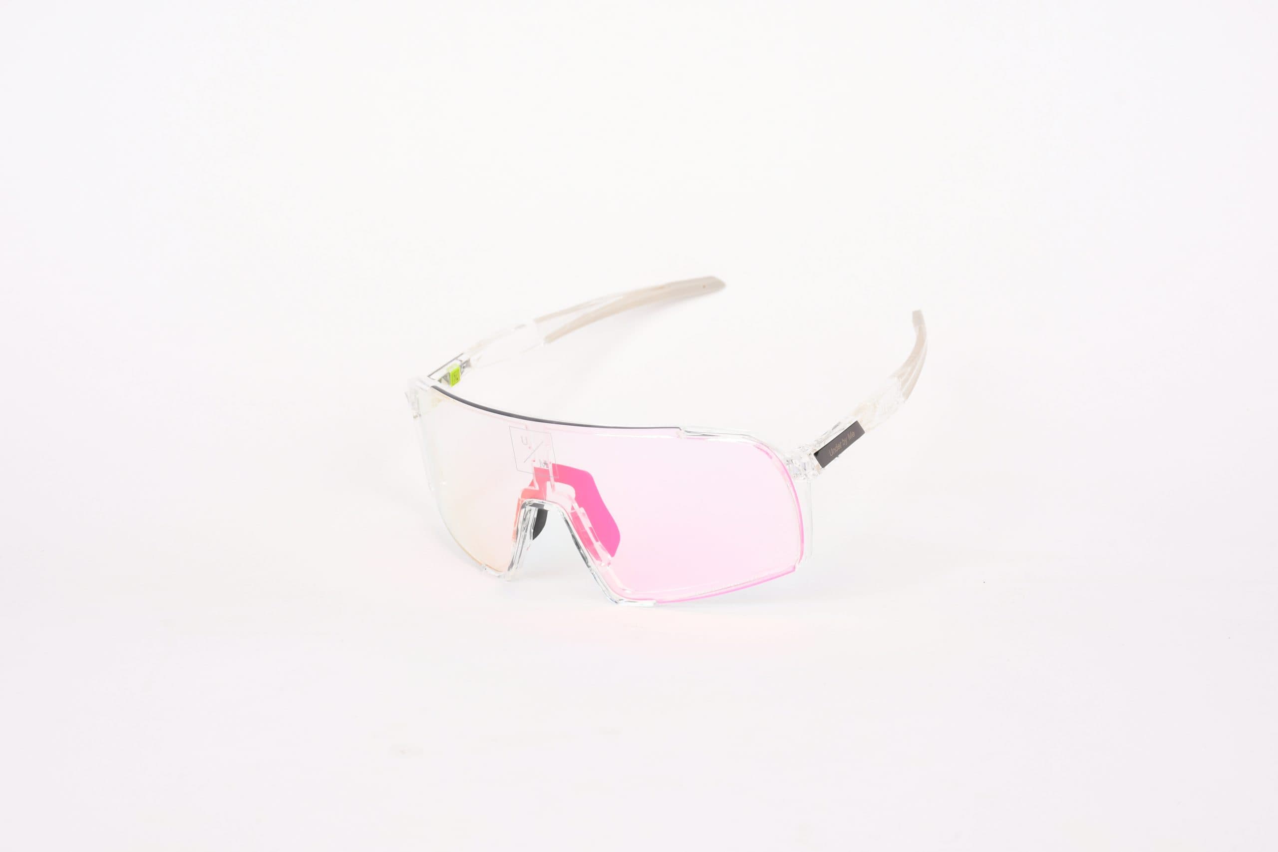 Солнцезащитные спортивные очки UNDER BY ME 2.0 transparent photochromic Pink 2